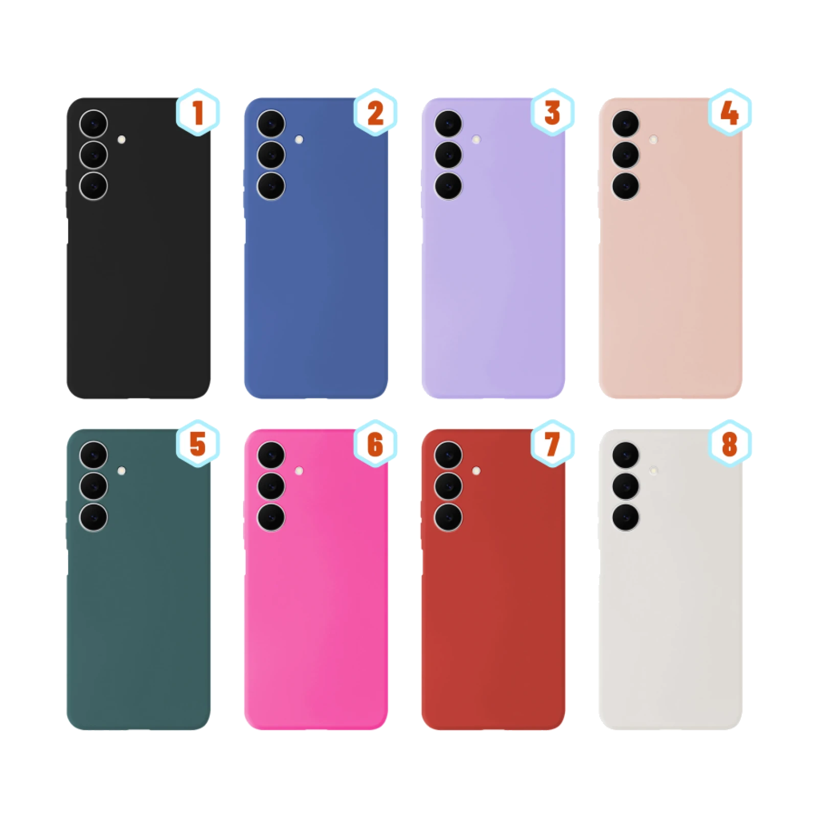 Funda Silicona Liquida Efecto Piel Samsung Galaxy S25 FE