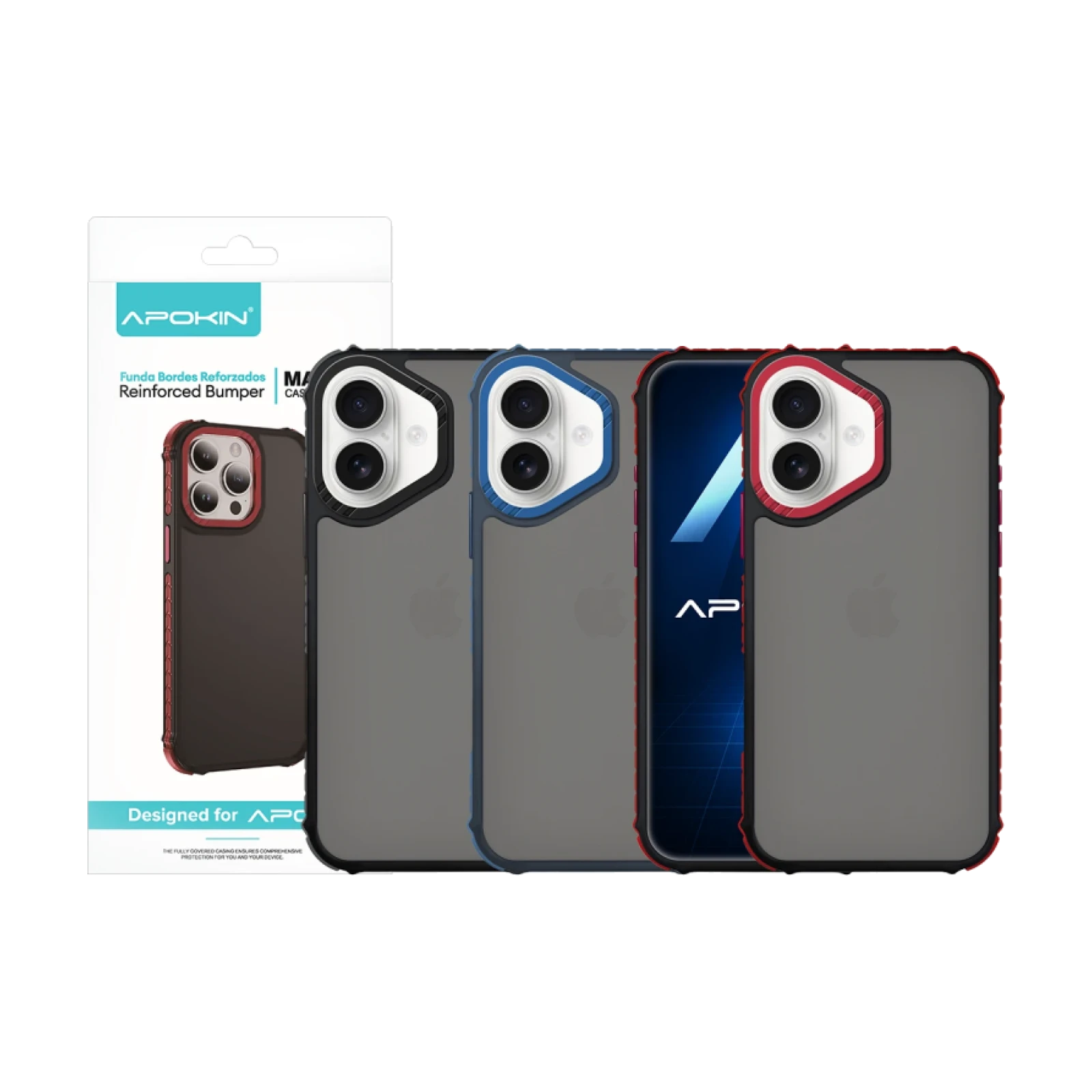 Funda Smoked Rock Apokin iPhone 17