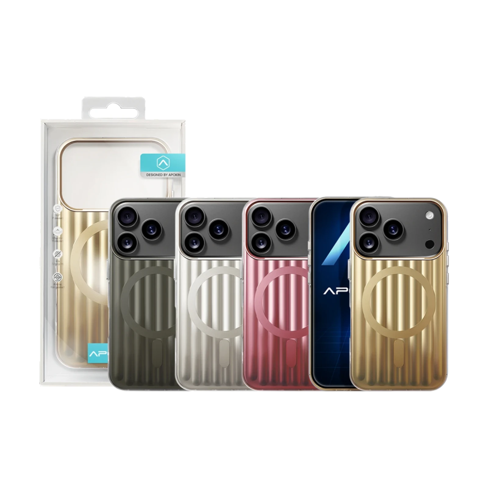 Funda Mate Metalizada con Magsafe para iPhone 17 Pro Max / 18 Pro Max