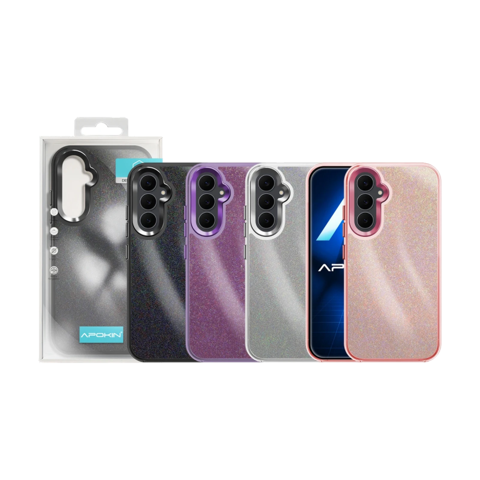 Funda Purpurina Apokin Samsung S25 FE
