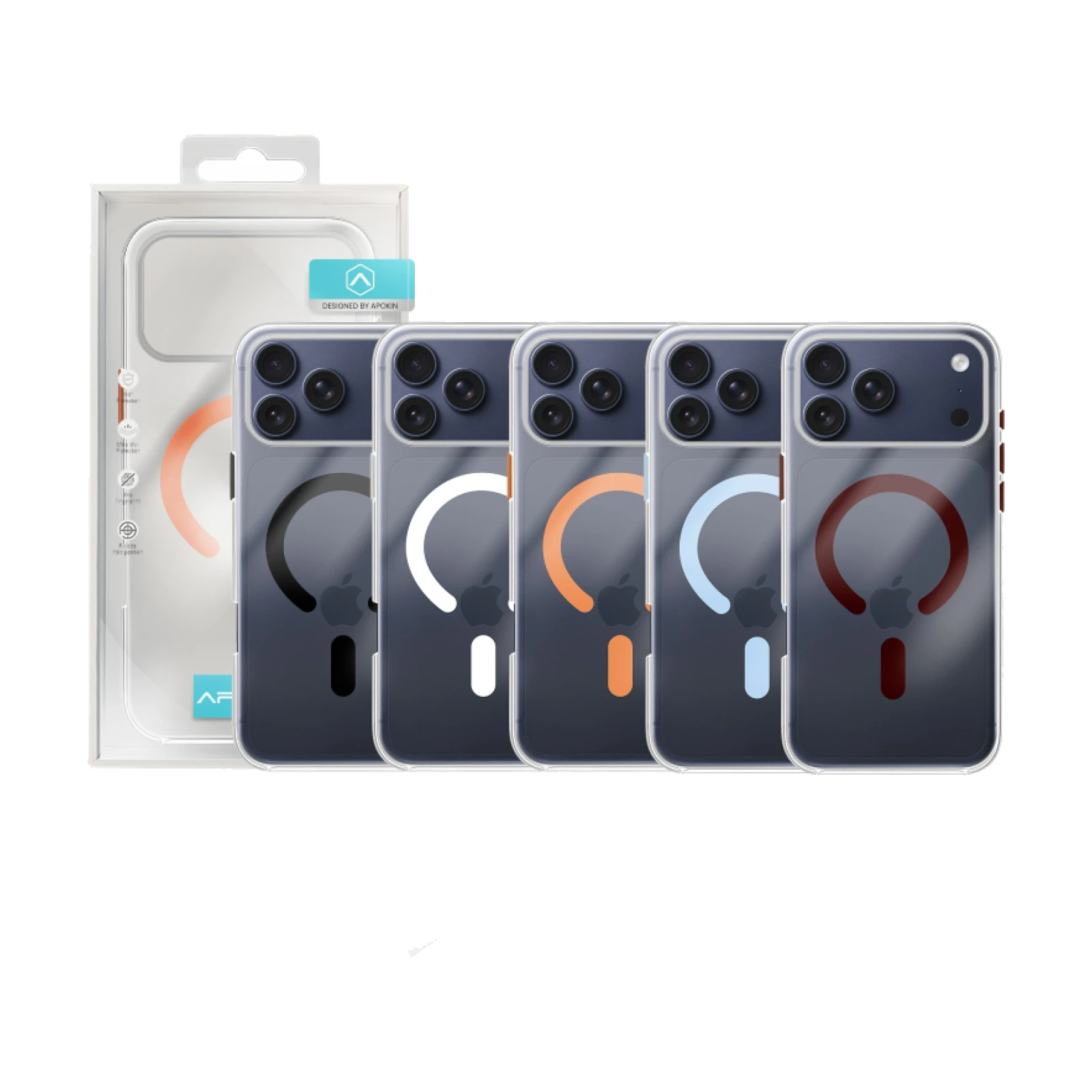 Funda Acrilica Premium Magsafe iPhone 17 Pro Max / 18 Pro Max 99008 5-Color