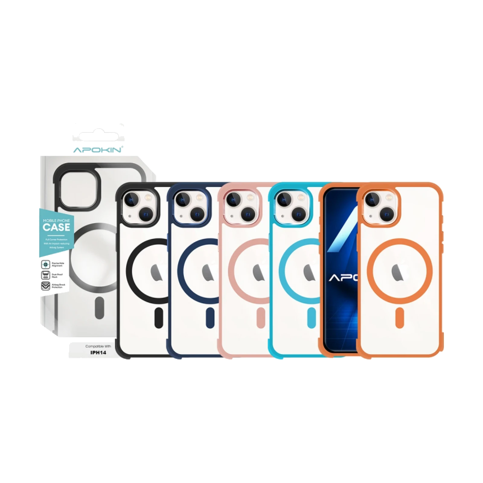 Funda Silicona Premium Magsafe iPhone 14/13