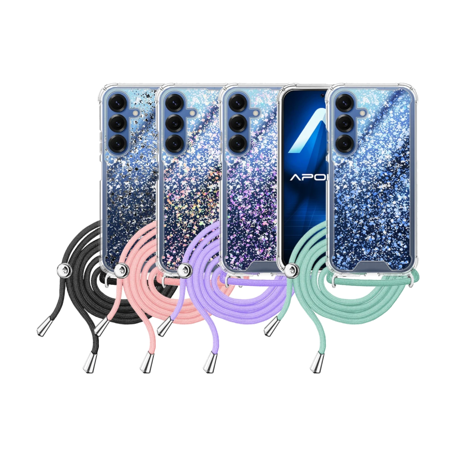 Funda Gel transparente con Cordón Samsung Galaxy S25 Plus