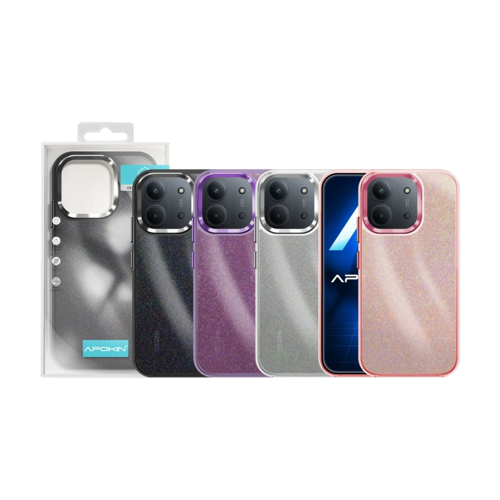 Funda Purpurina Apokin Xiaomi Redmi 15C 173mm