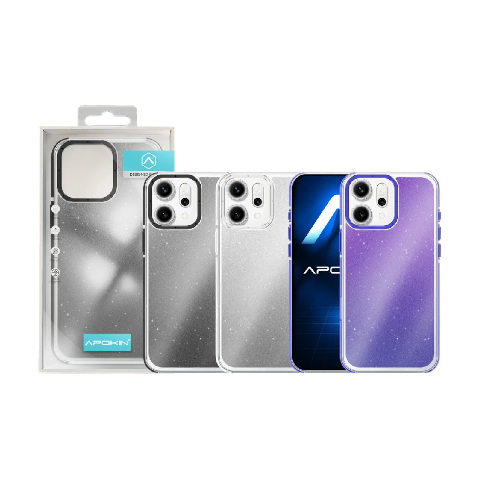 Funda Purpurina Apokin Oppo Reno 14 Pro