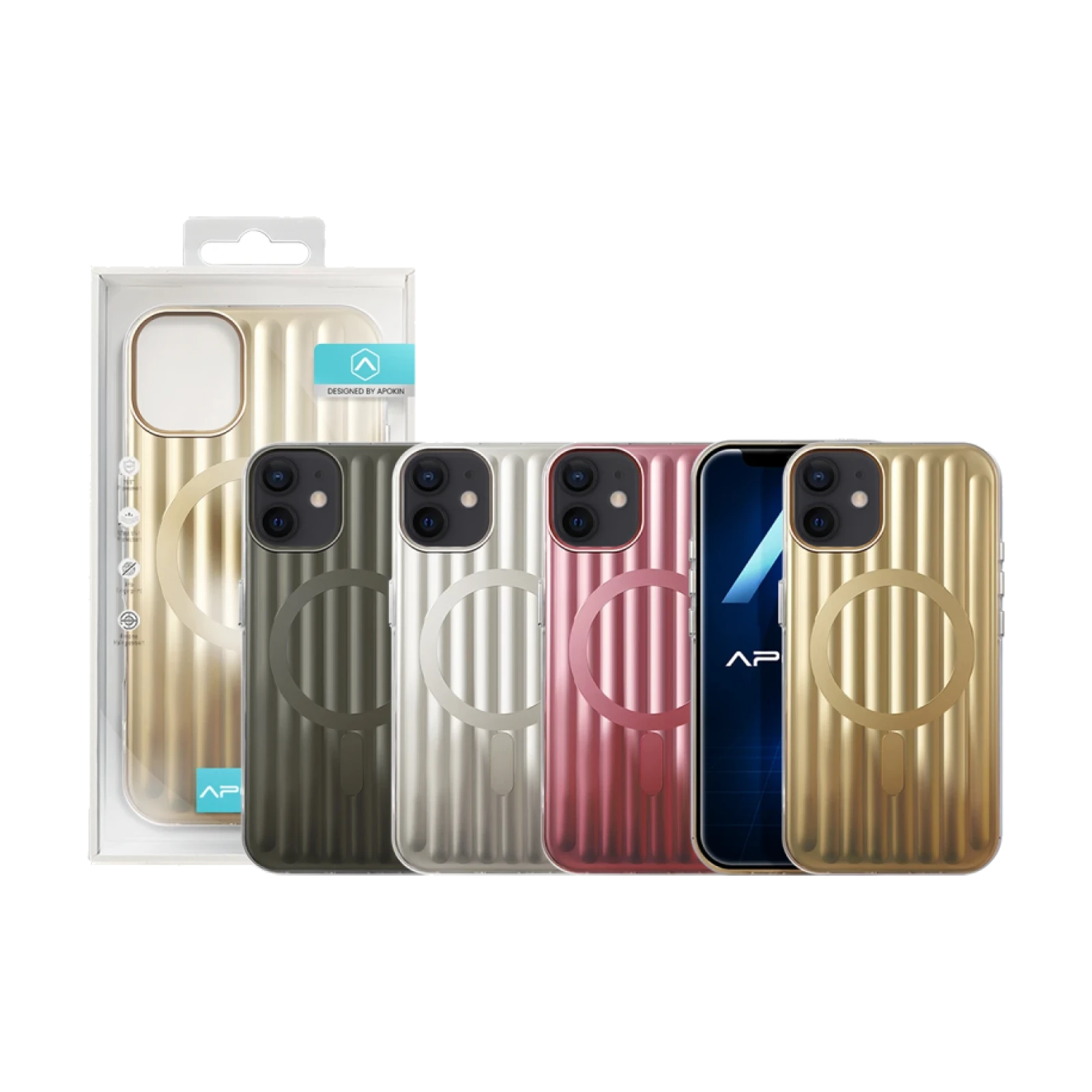 Funda Mate Metalizada con Magsafe para iPhone 12
