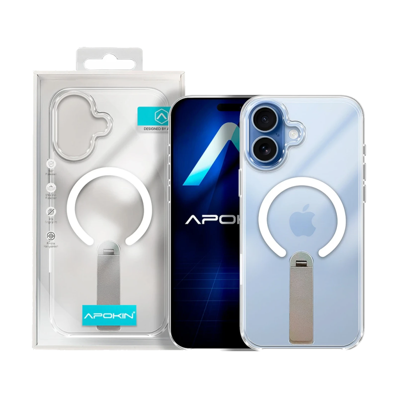 Funda Puro Con Soporte y Magsafe para iPhone 17