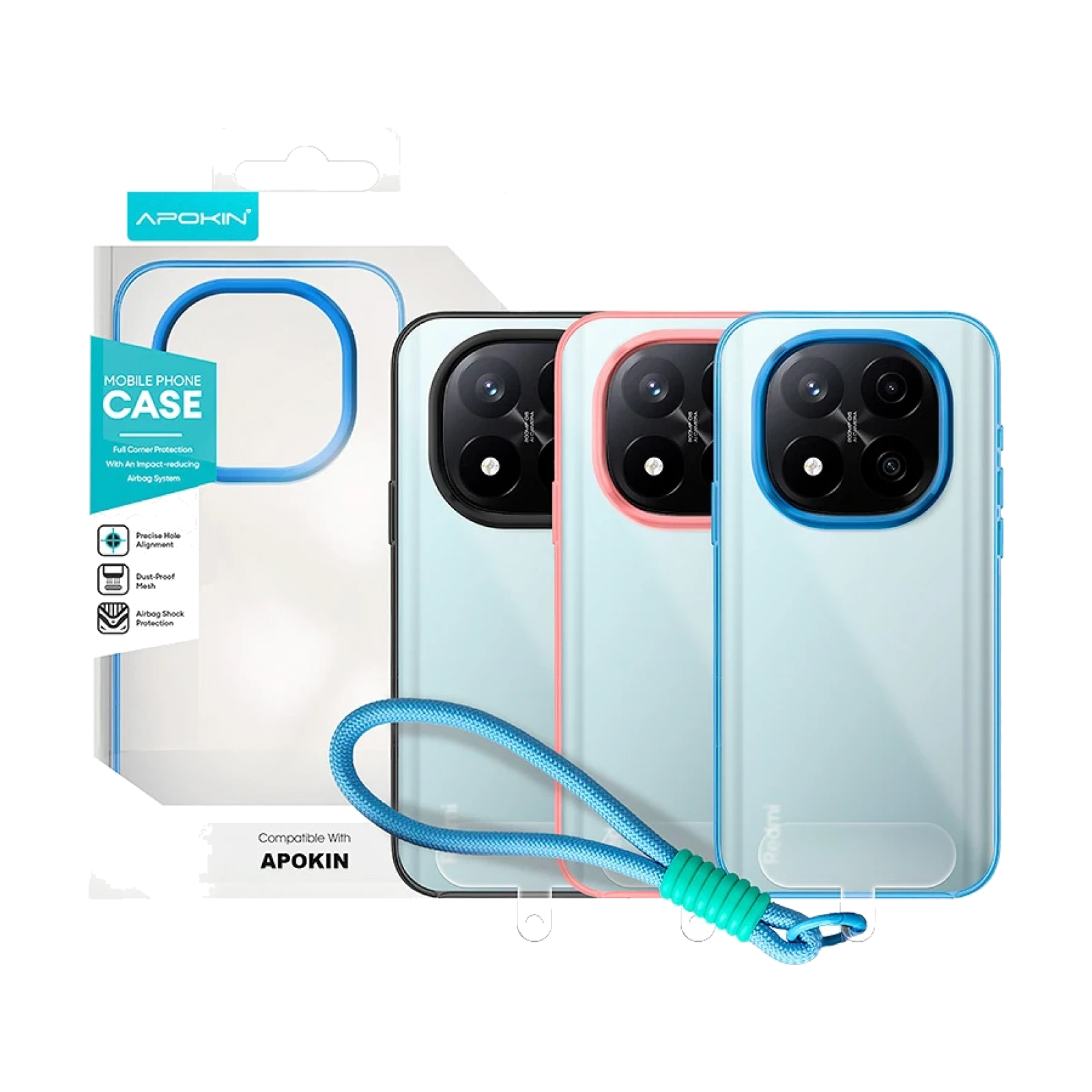 Funda Silicona con Correa Xiaomi Redmi Note 14 Pro 4g/5g