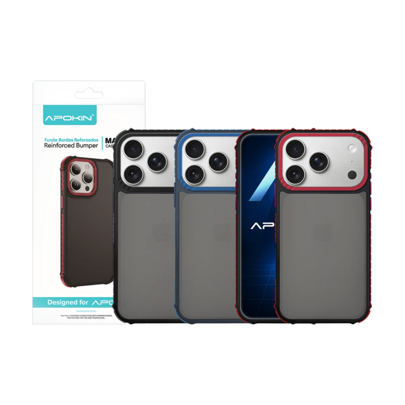 Funda Smoked Rock Apokin iPhone 17 Pro / 18 Pro