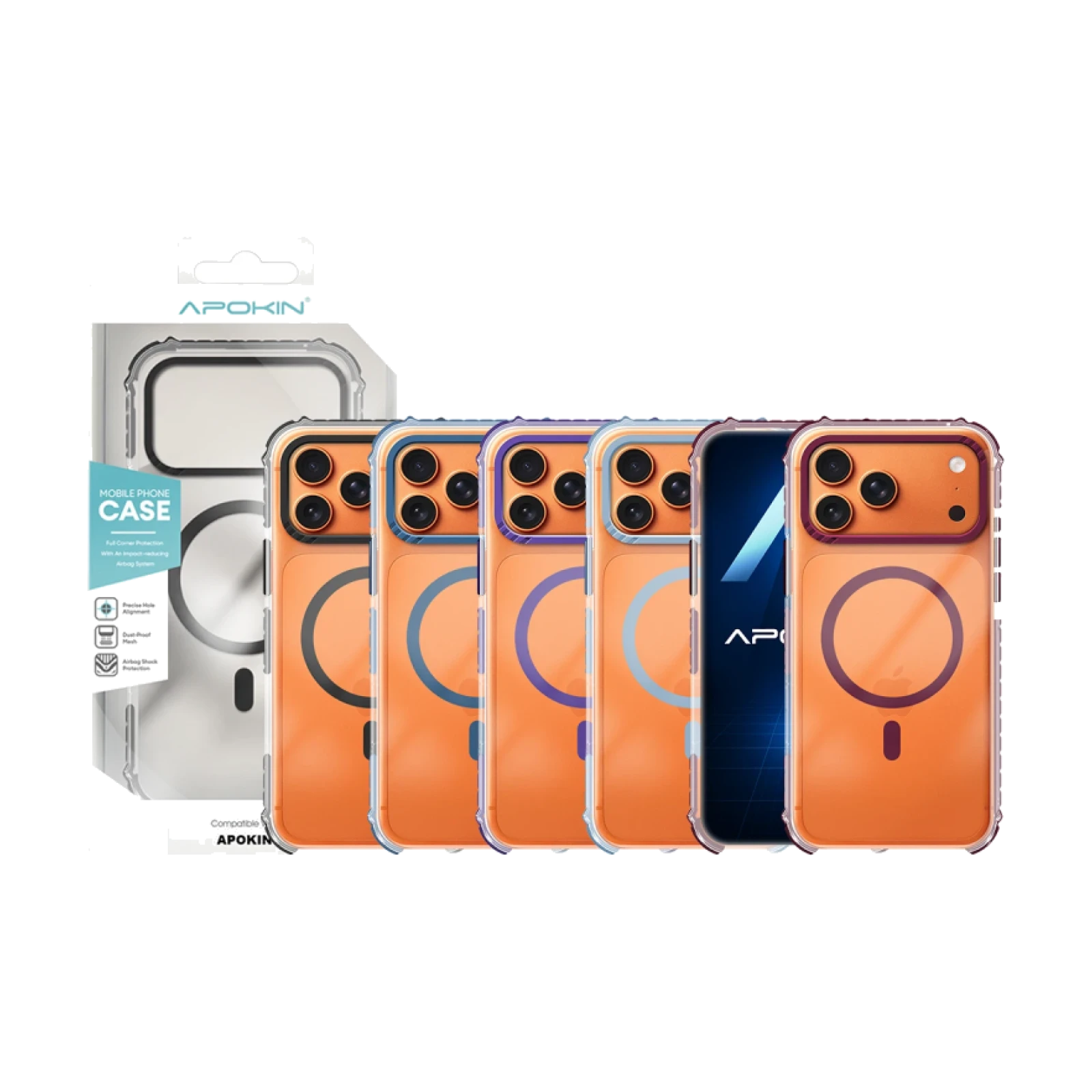 Funda Magsafe Rock Apokin iPhone 17 Pro Max / 18 Pro Max
