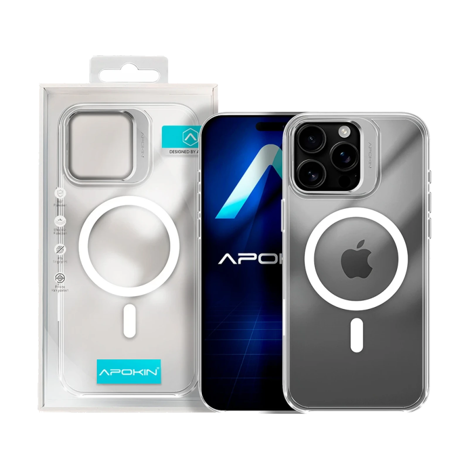 Funda Puro Acrilica con Magsafe para iPhone 15 Pro Max