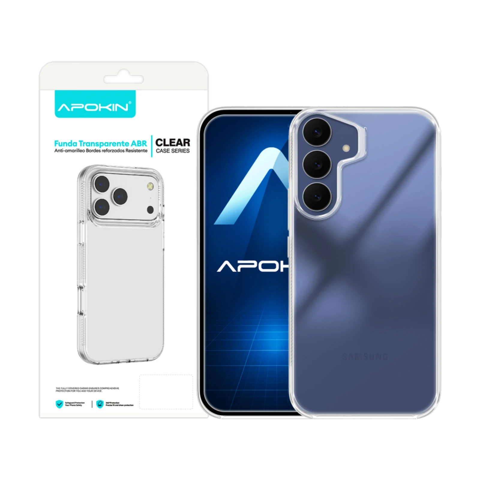 Funda Transparente ABR Antigolpe Premium Samsung S25 FE