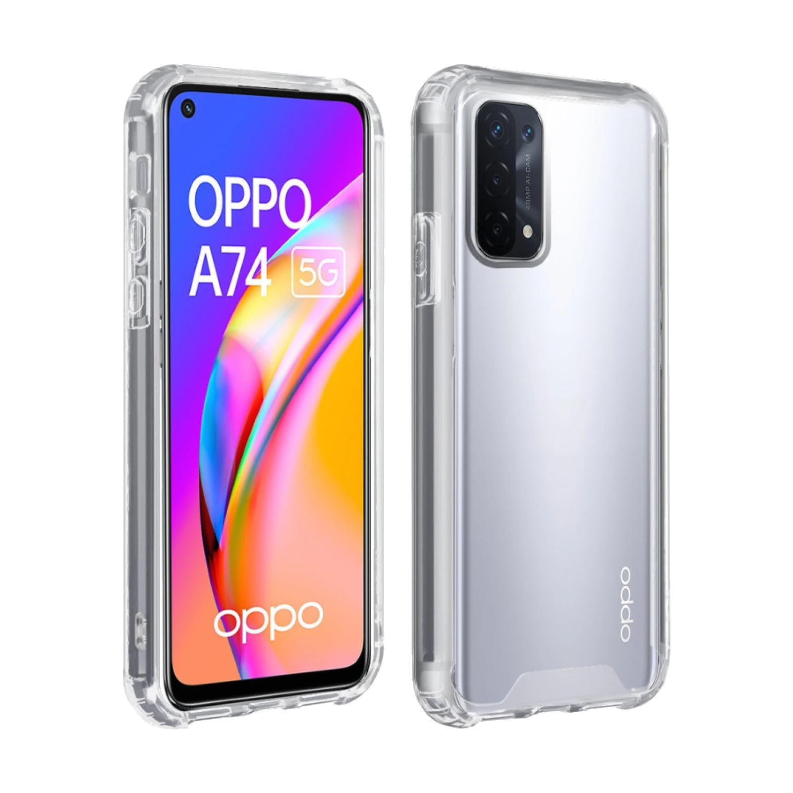 Funda Transparente Oppo A74 5G Antigolpe Premium