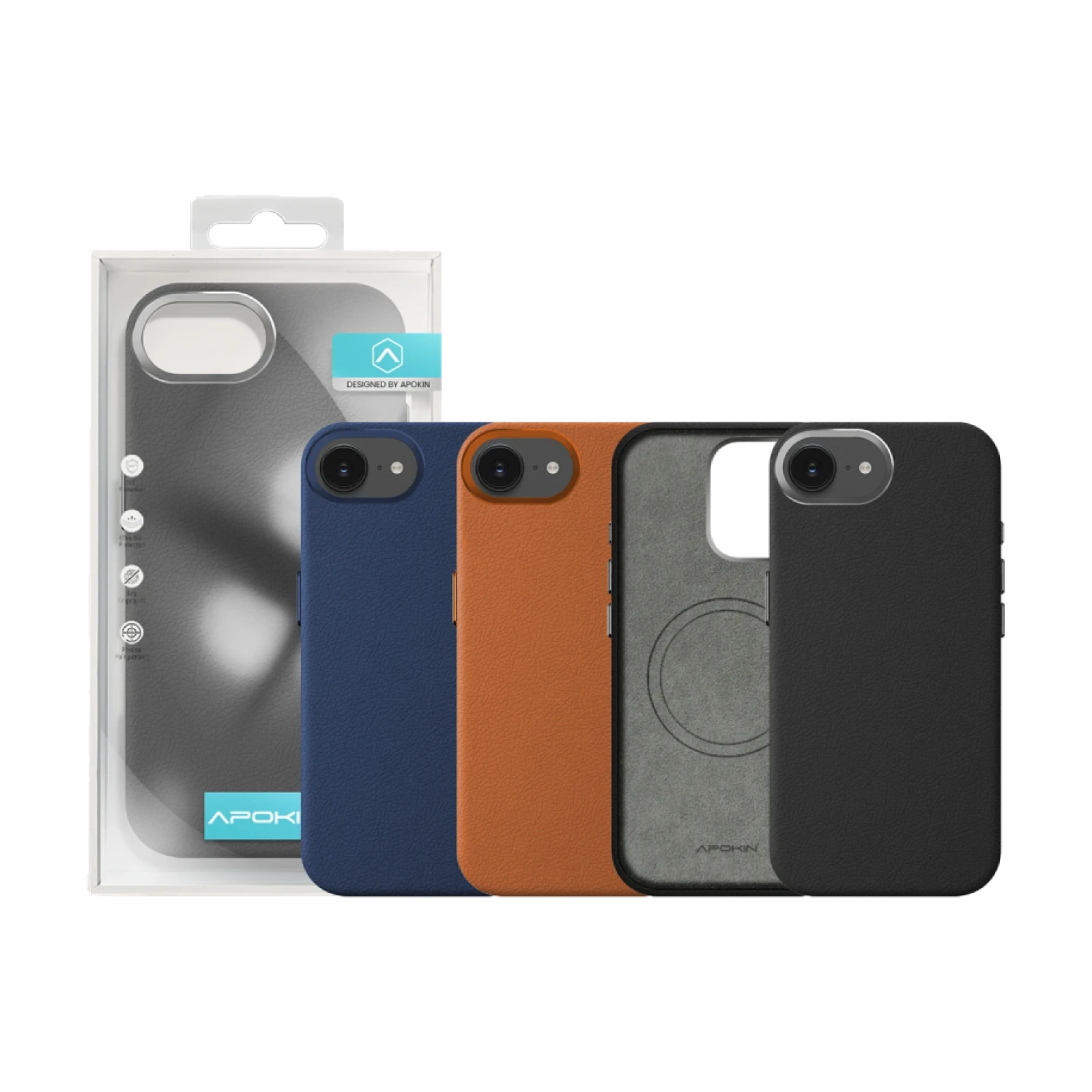 Funda Piel para iPhone 16E / 17E