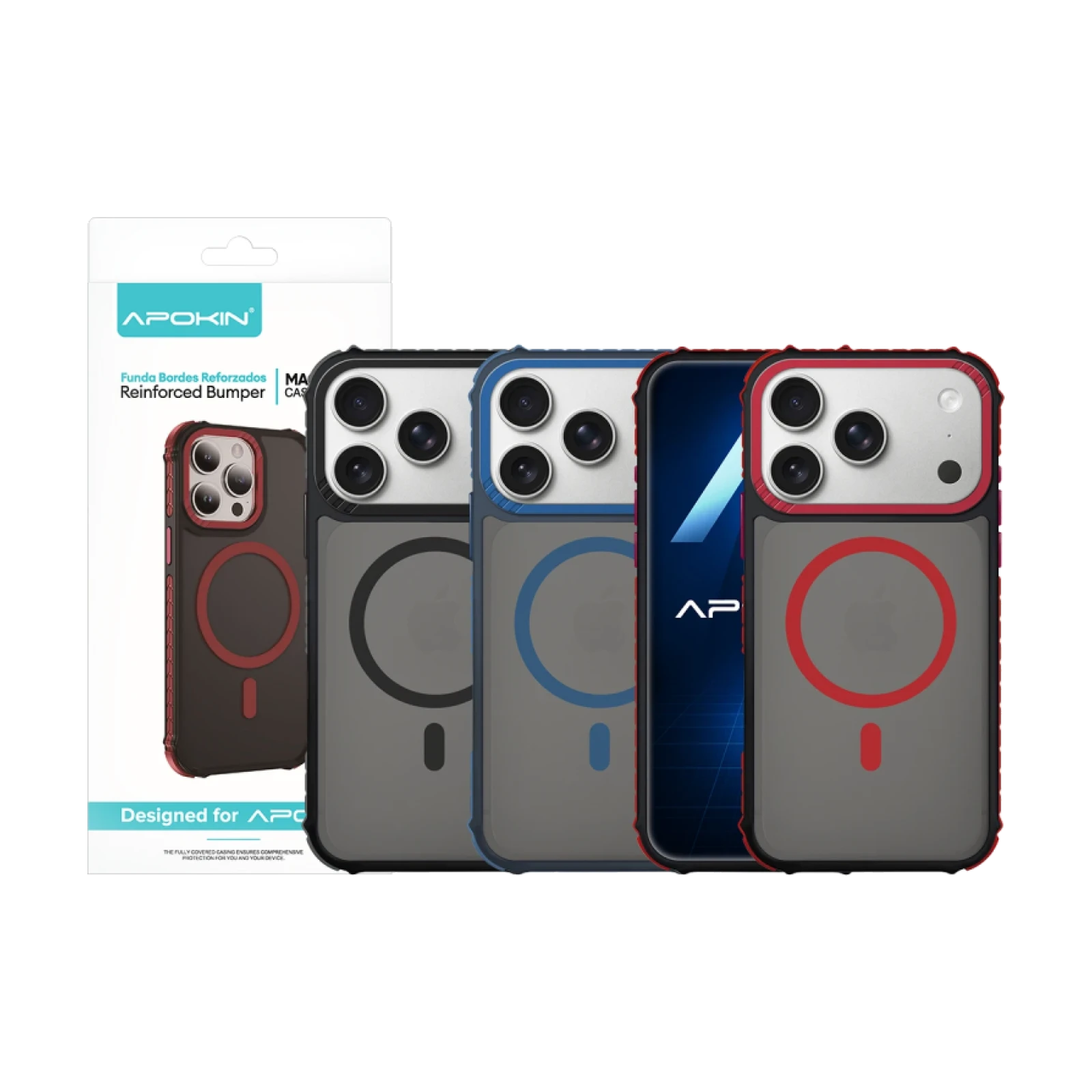 Funda Smoked Magsafe Rock Apokin iPhone 17 Pro Max / 18 Pro Max