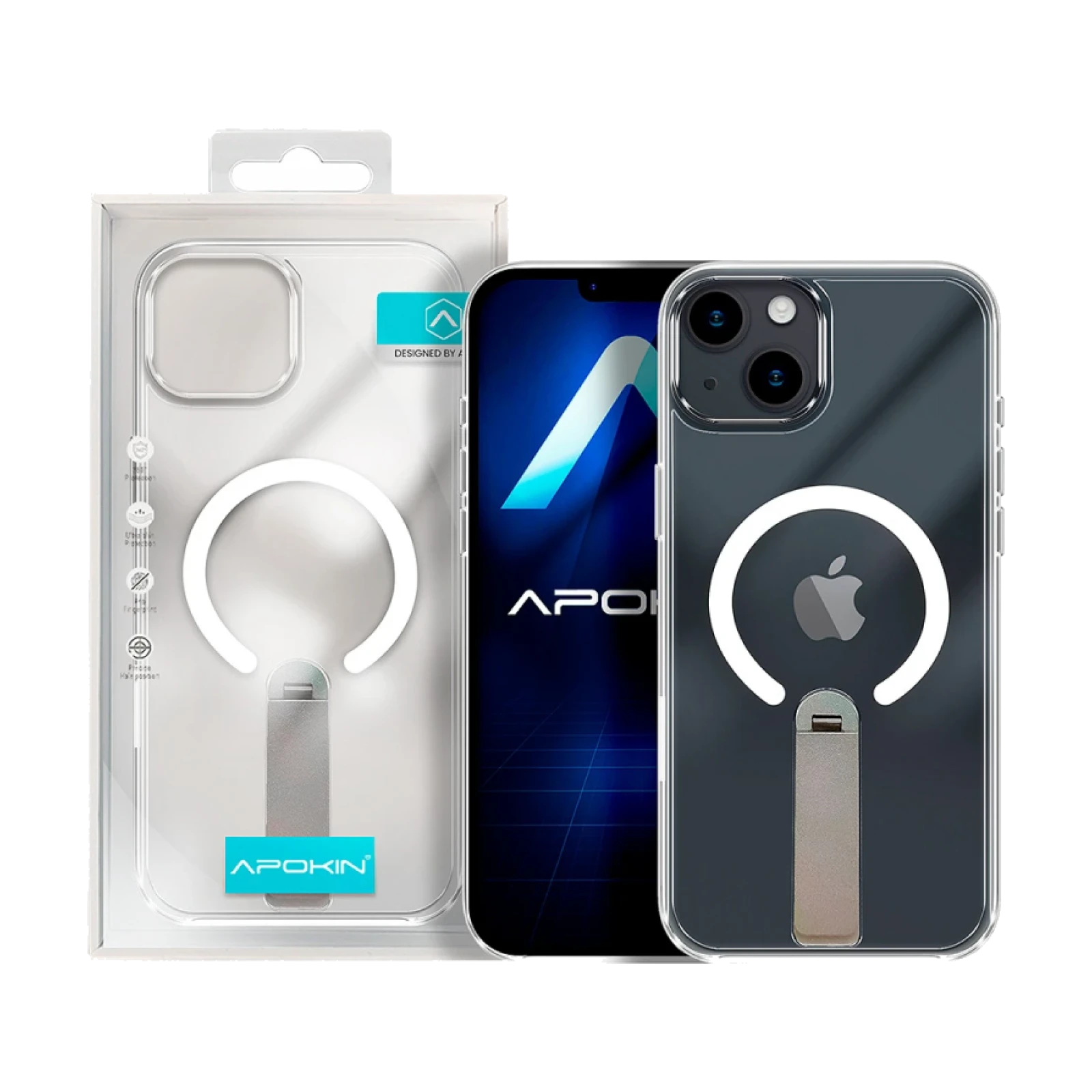 Funda Puro Con Soporte y Magsafe para iPhone 13/14