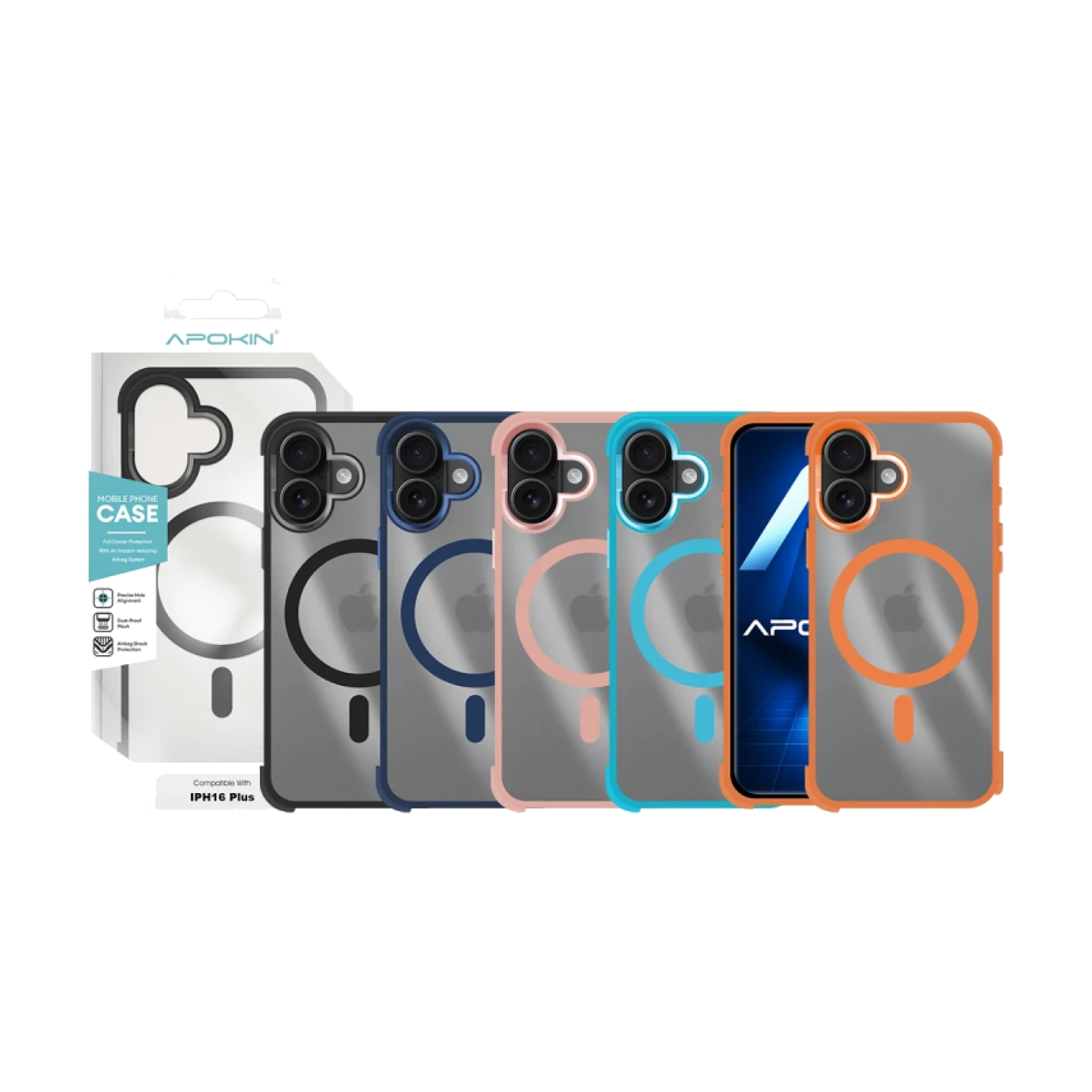 Funda Silicona Premium Magsafe iPhone 16 Plus