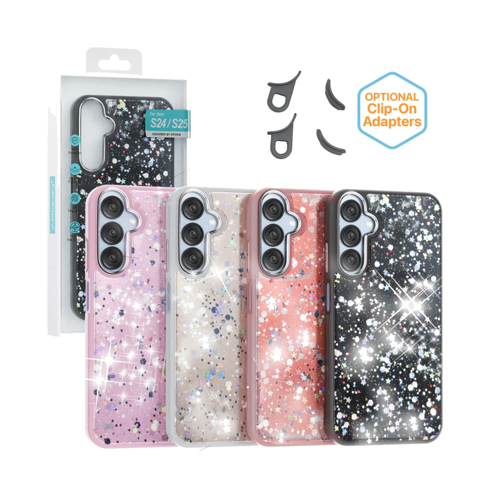 Funda Bling-Bling para Samsung S25 FE