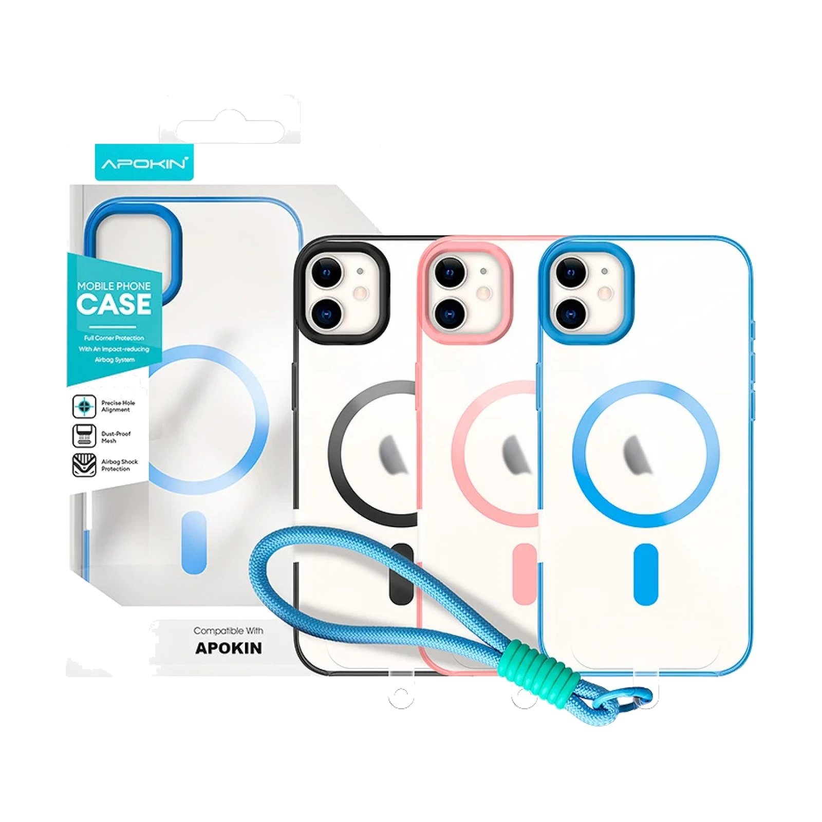 Funda Silicona con Correa Magsafe iPhone 11