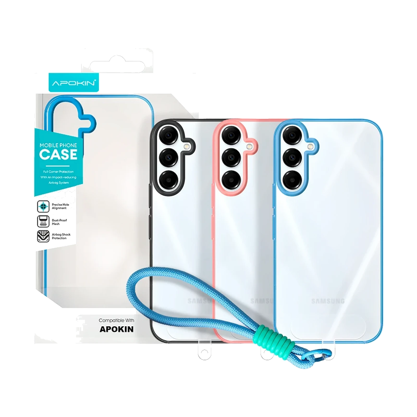 Funda Silicona con Correa Samsung A16