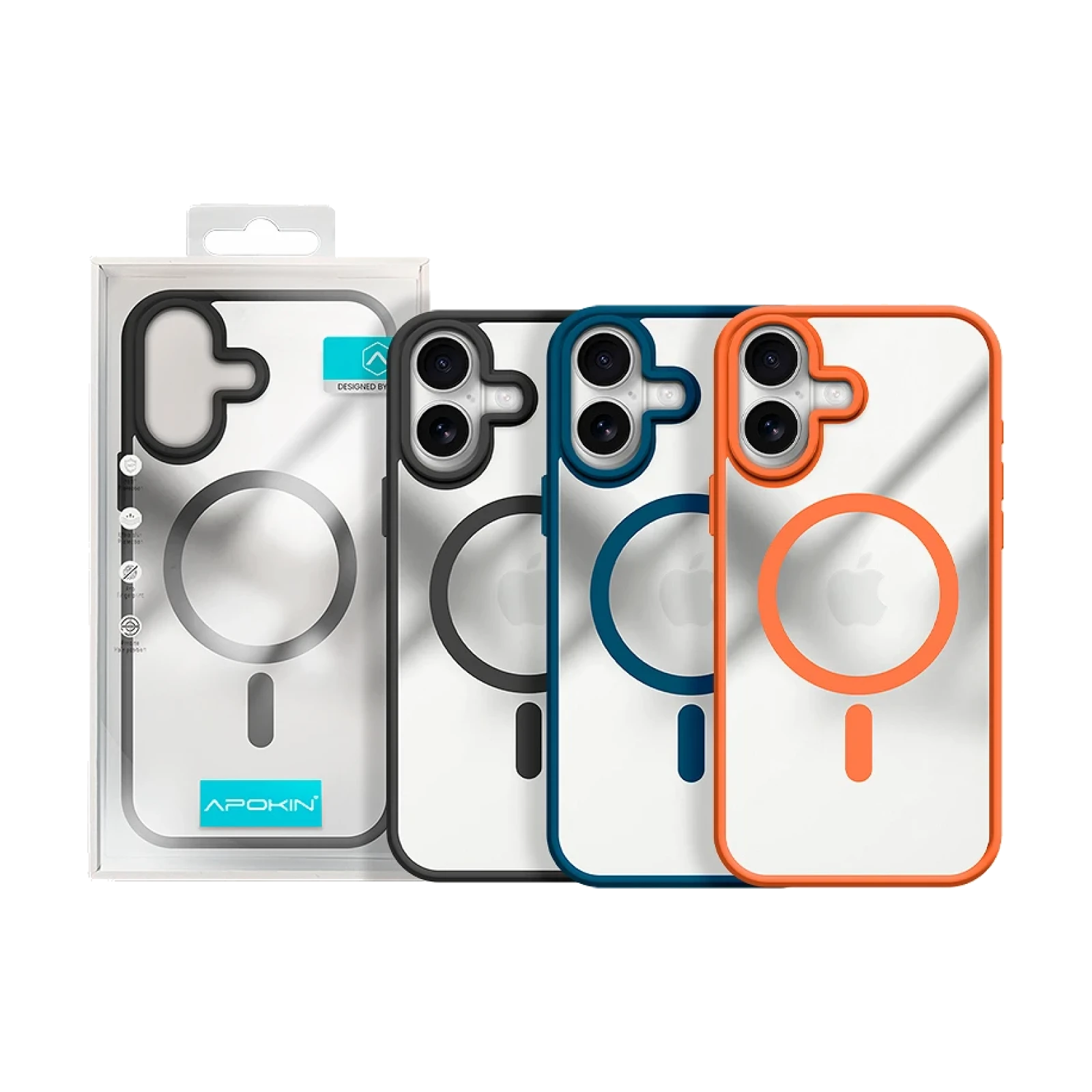 Funda Acrilica Premium Magsafe iPhone 17 3 Color