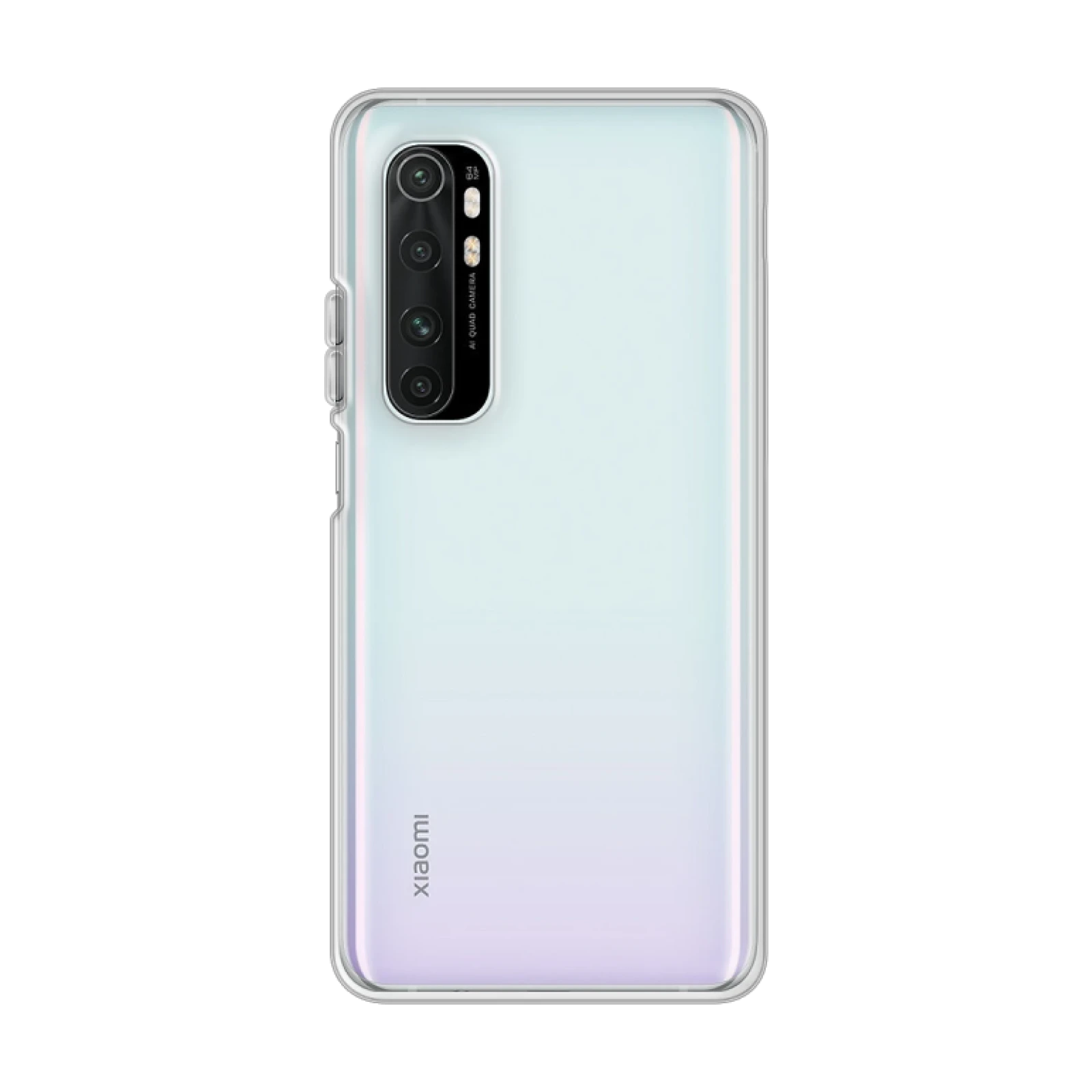 Funda Silicona Xiaomi Mi Note 10 Lite Transparente 2.0MM Extra Grosor