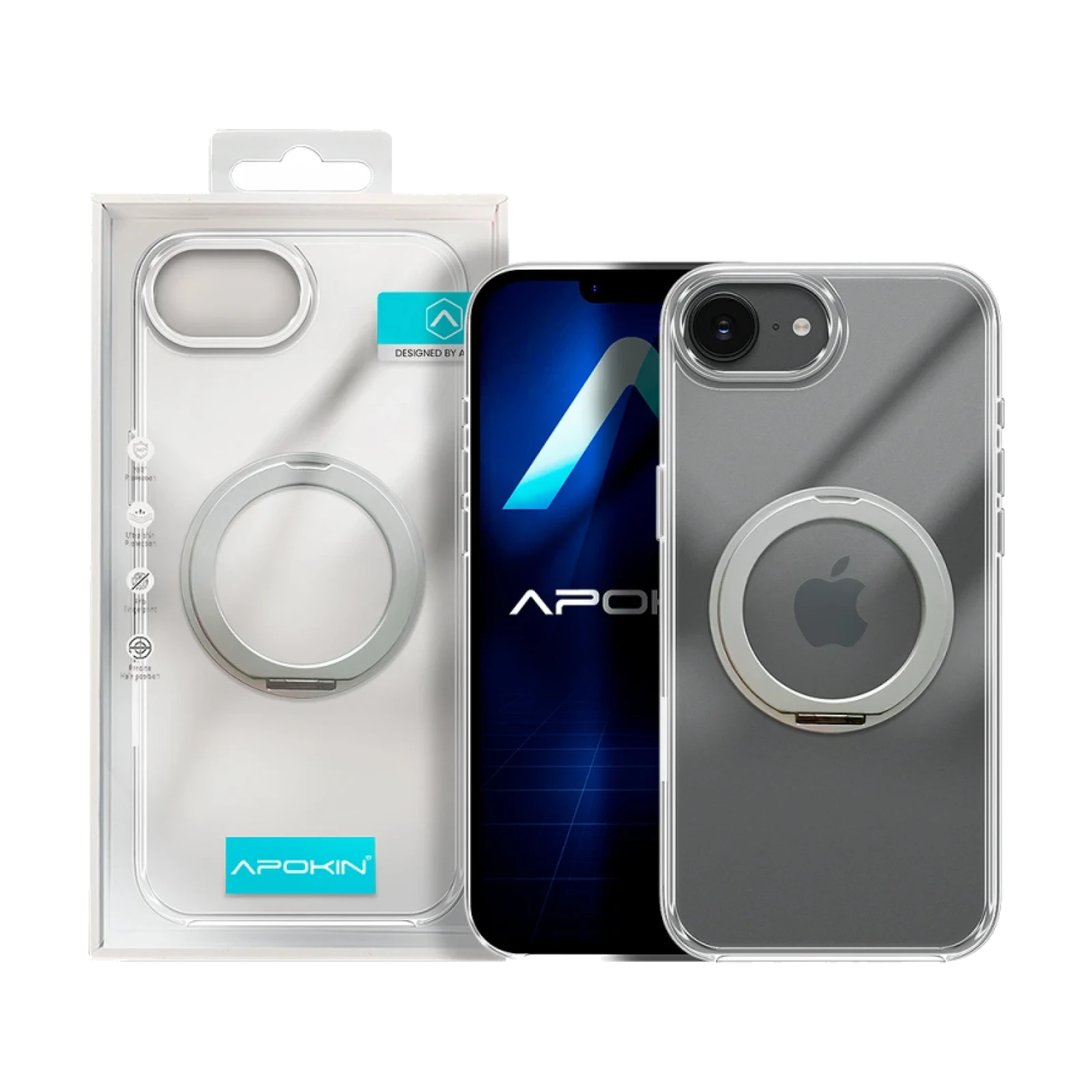 Funda Puro Con Anilla y Magsafe para iPhone 16e