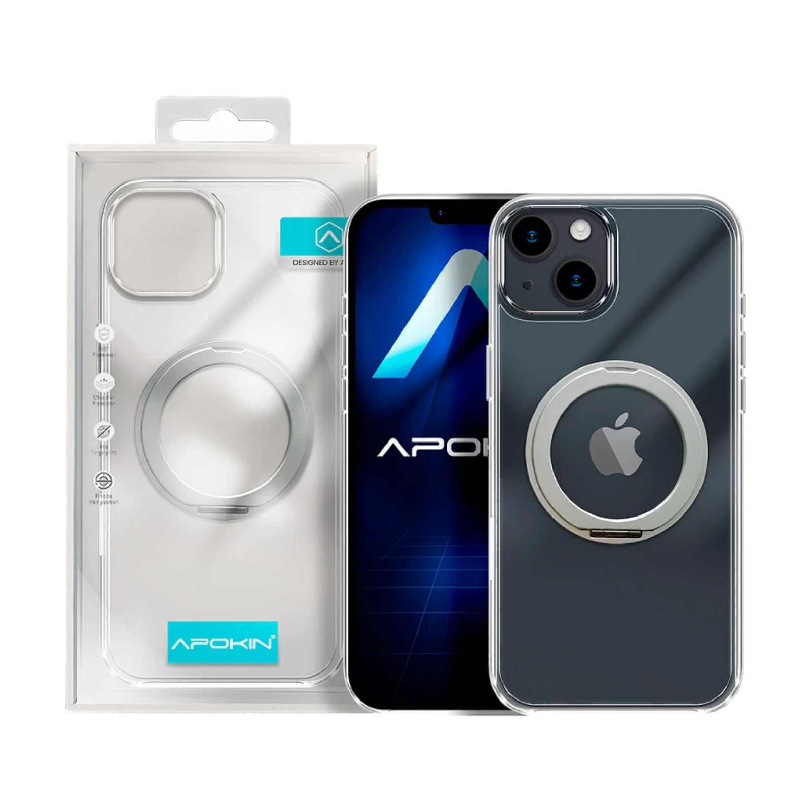 Funda Puro Con Anilla y Magsafe para iPhone 13/14