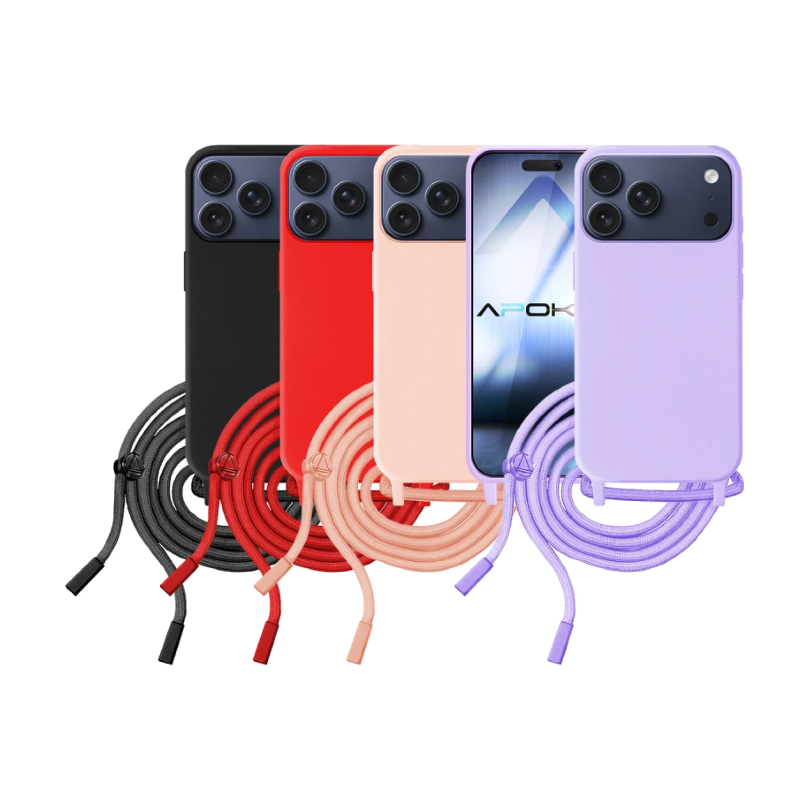 Funda suave con Cordon Iphone 17 Pro / 18 Pro