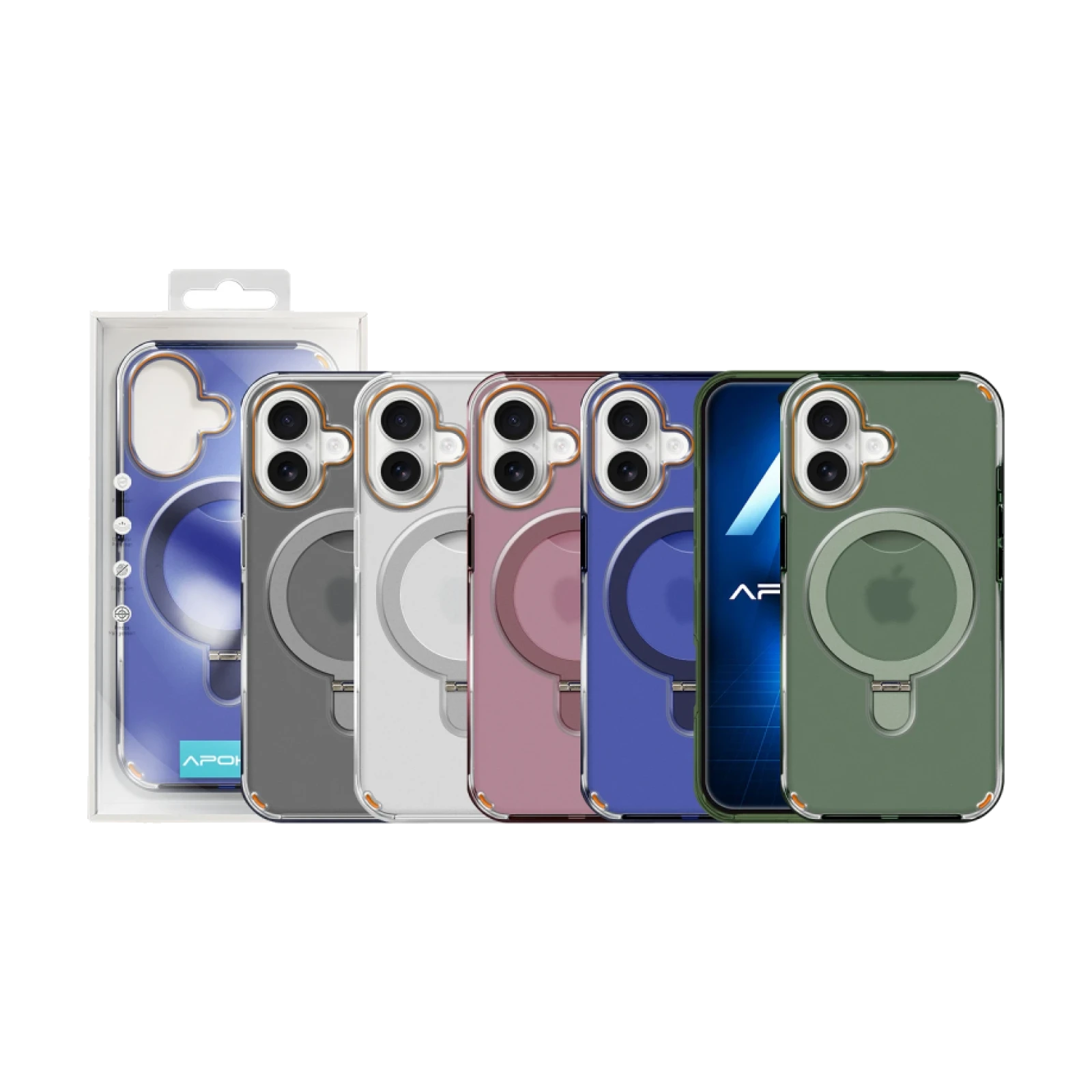 Funda Smoked Magsafe Con Anilla iPhone 17