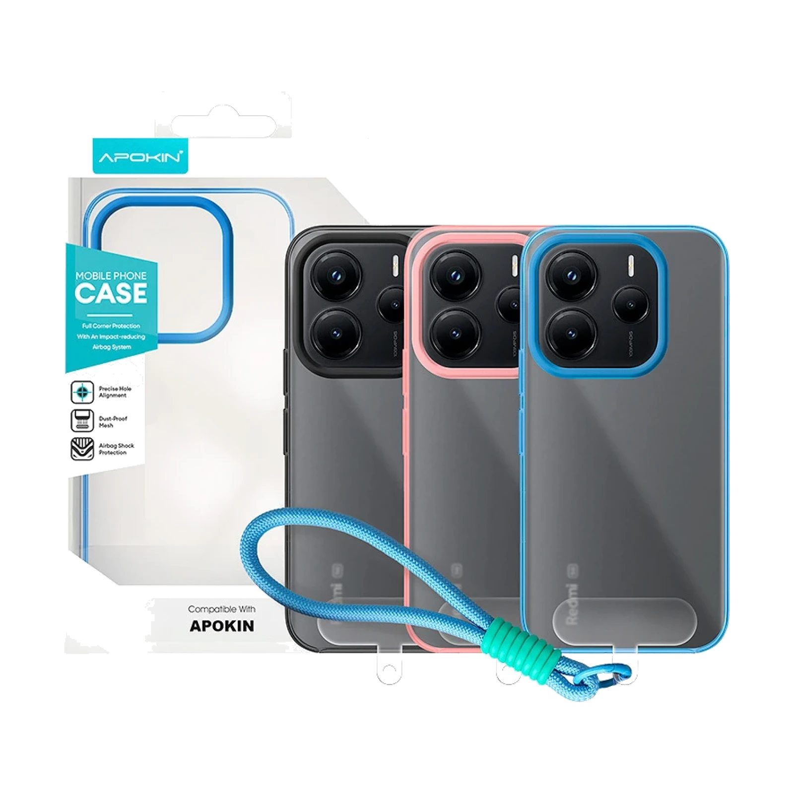 Funda Silicona con Correa Xiaomi Redmi Note 14 5G