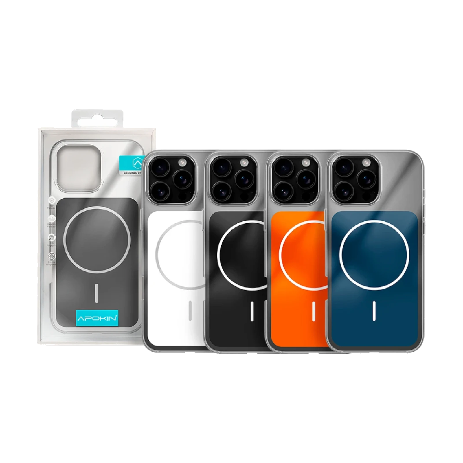 Funda Acrilica Premium con Magsafe para iPhone 15 Pro Max