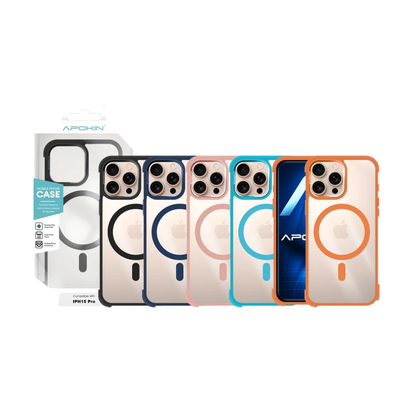 Funda Silicona Premium Magsafe iPhone 15 Pro