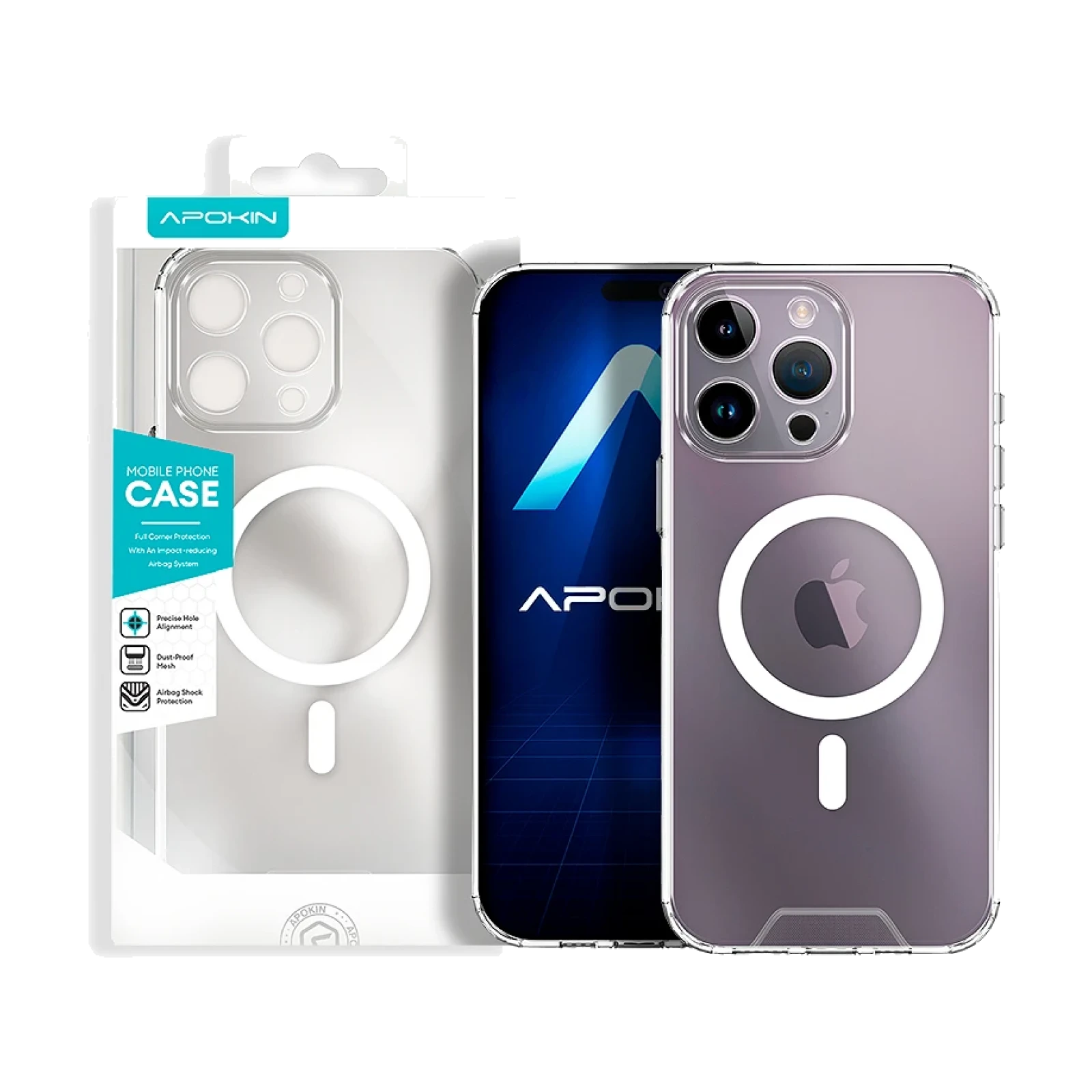 Funda Transparente con Magsafe Clear 3D para iPhone 14 Pro