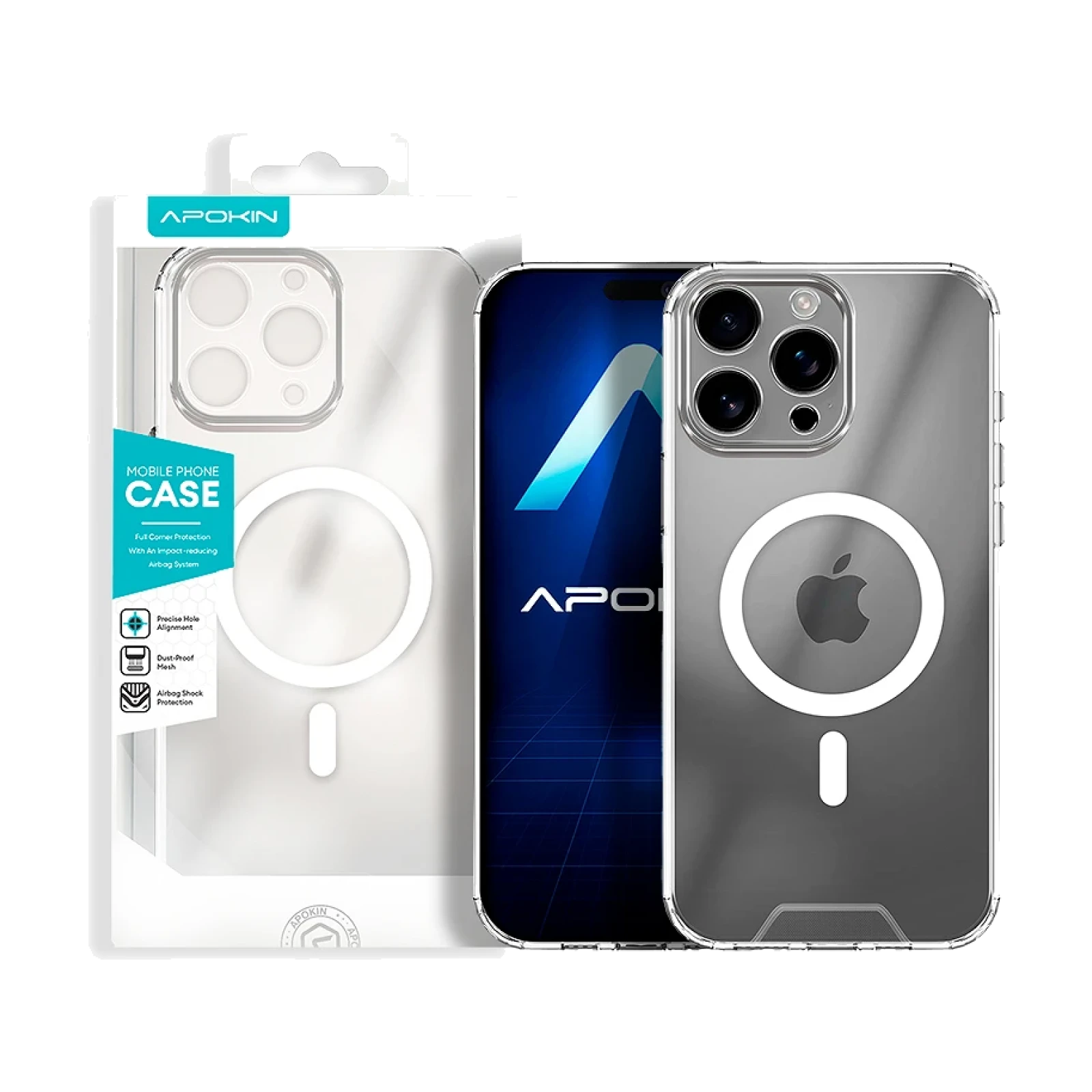 Funda Transparente con Magsafe Clear 3D para iPhone 16 Pro Max
