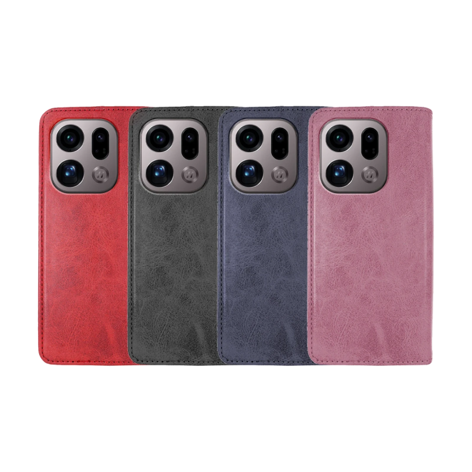 Funda Tapa con Tarjetero Oppo Find X9 Pro Polipiel