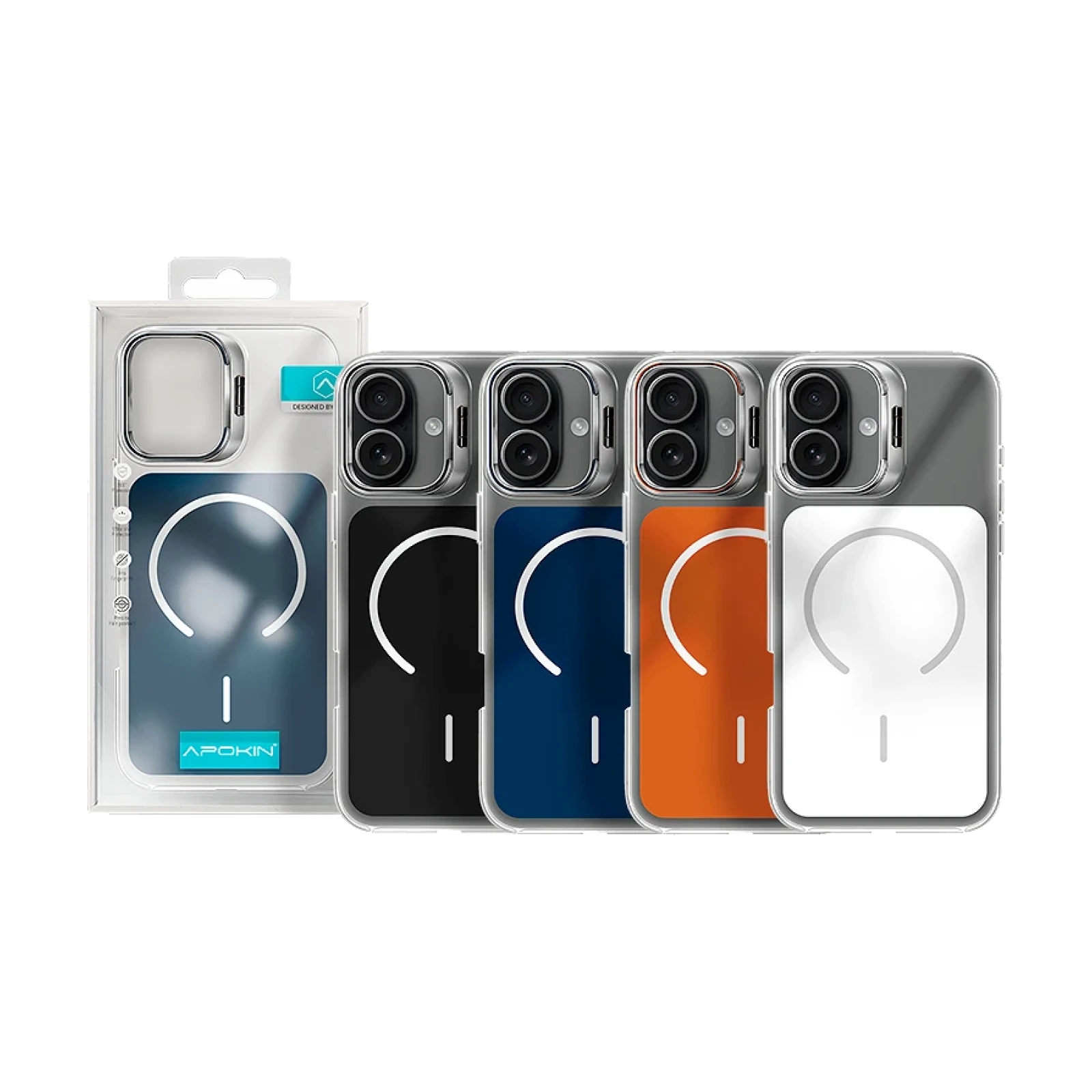 Funda Acrilica con Magsafe y Soporte para iPhone 17