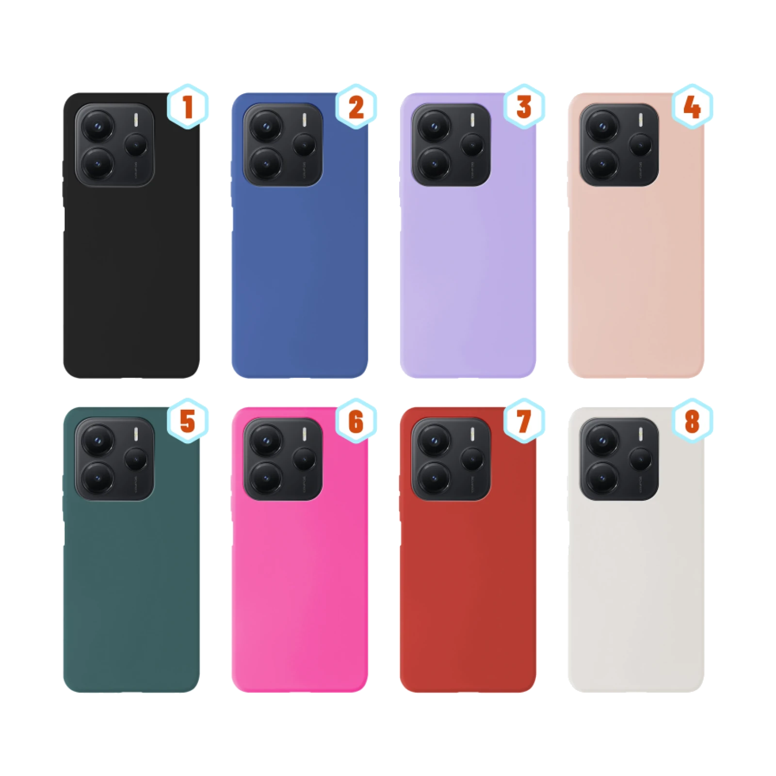 Funda Silicona Liquida Efecto Piel Xiaomi Redmi Note 14 5G