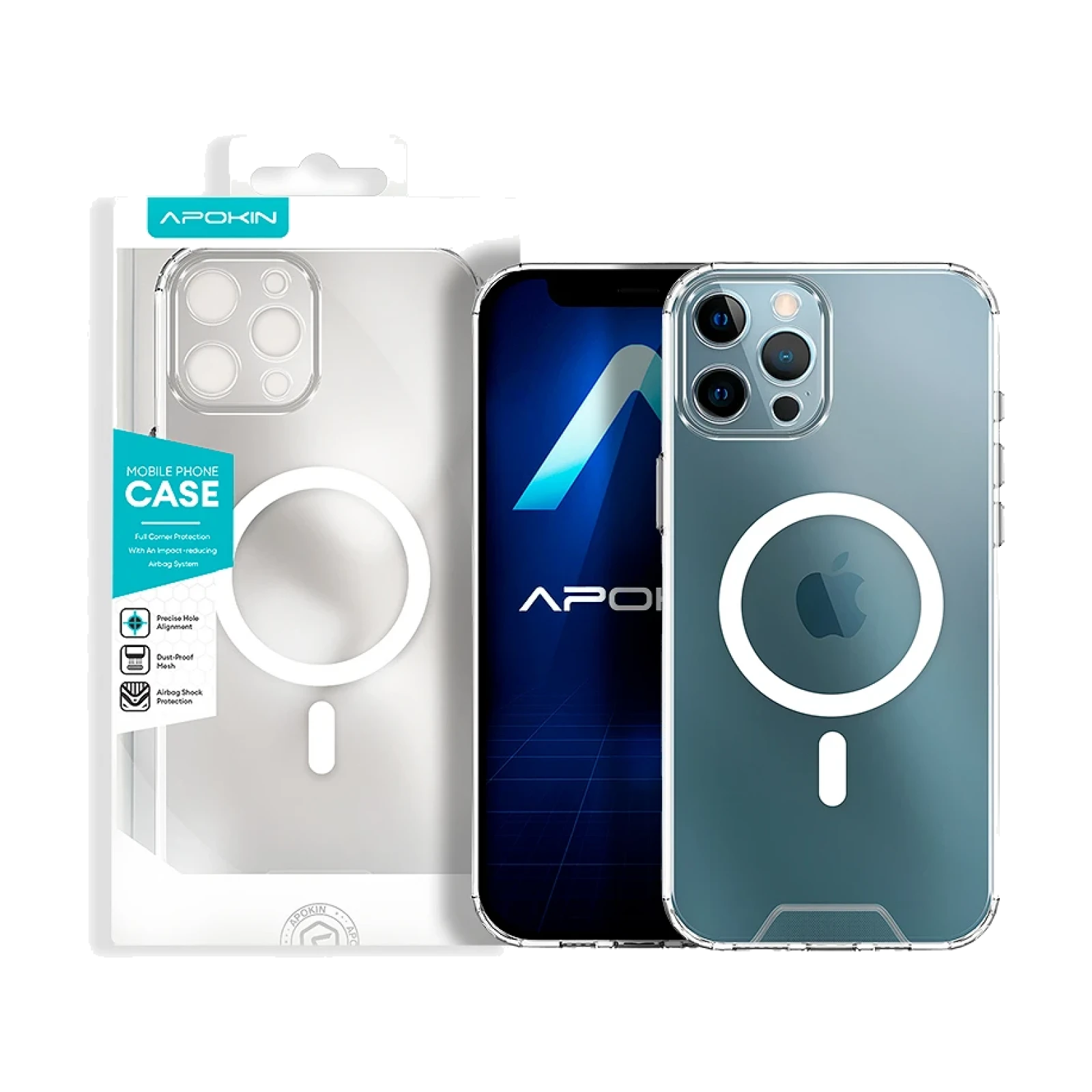 Funda Transparente con Magsafe Clear 3D para iPhone 12 Pro
