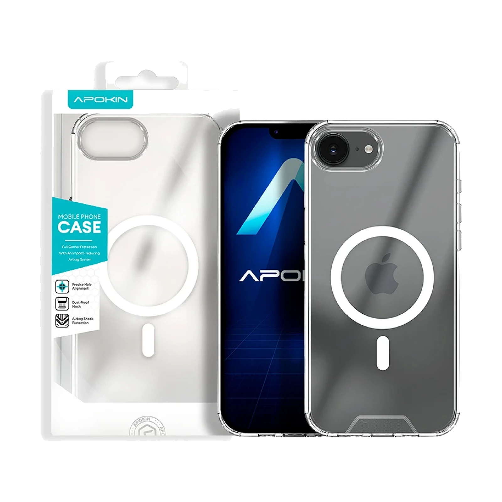 Funda Transparente con Magsafe Clear 3D para iPhone 16e / 17e