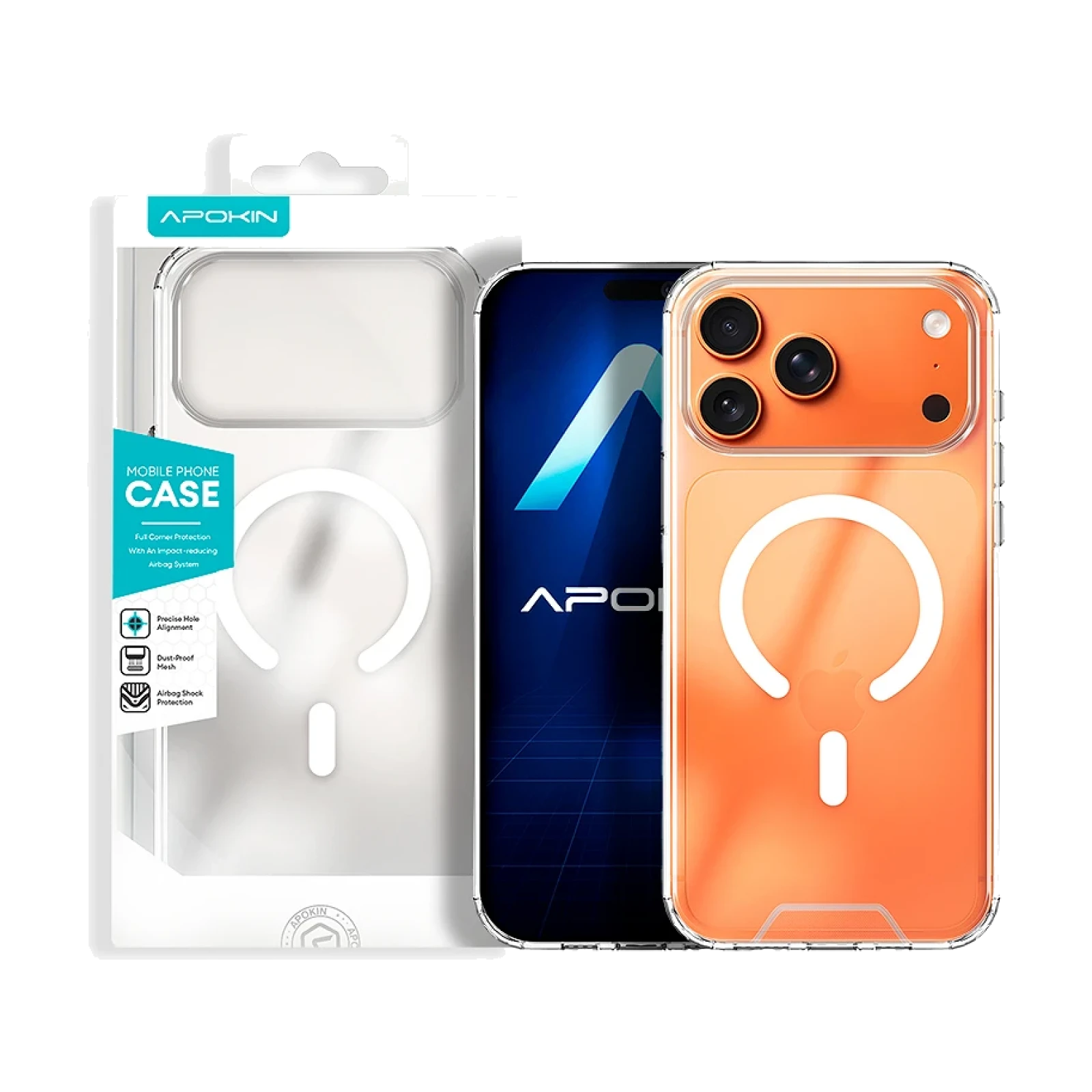 Funda Transparente con Magsafe Clear 3D para iPhone 17 Pro Max / 18 Pro Max