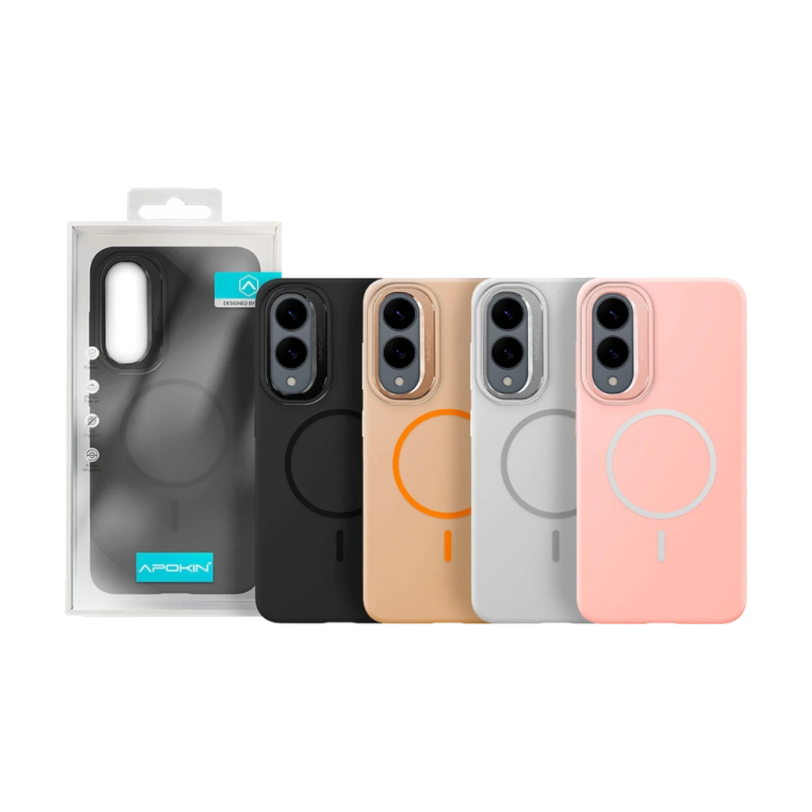 Funda Silicona Premium con Magsafe y Soporte Samsung Galaxy S25 Edge