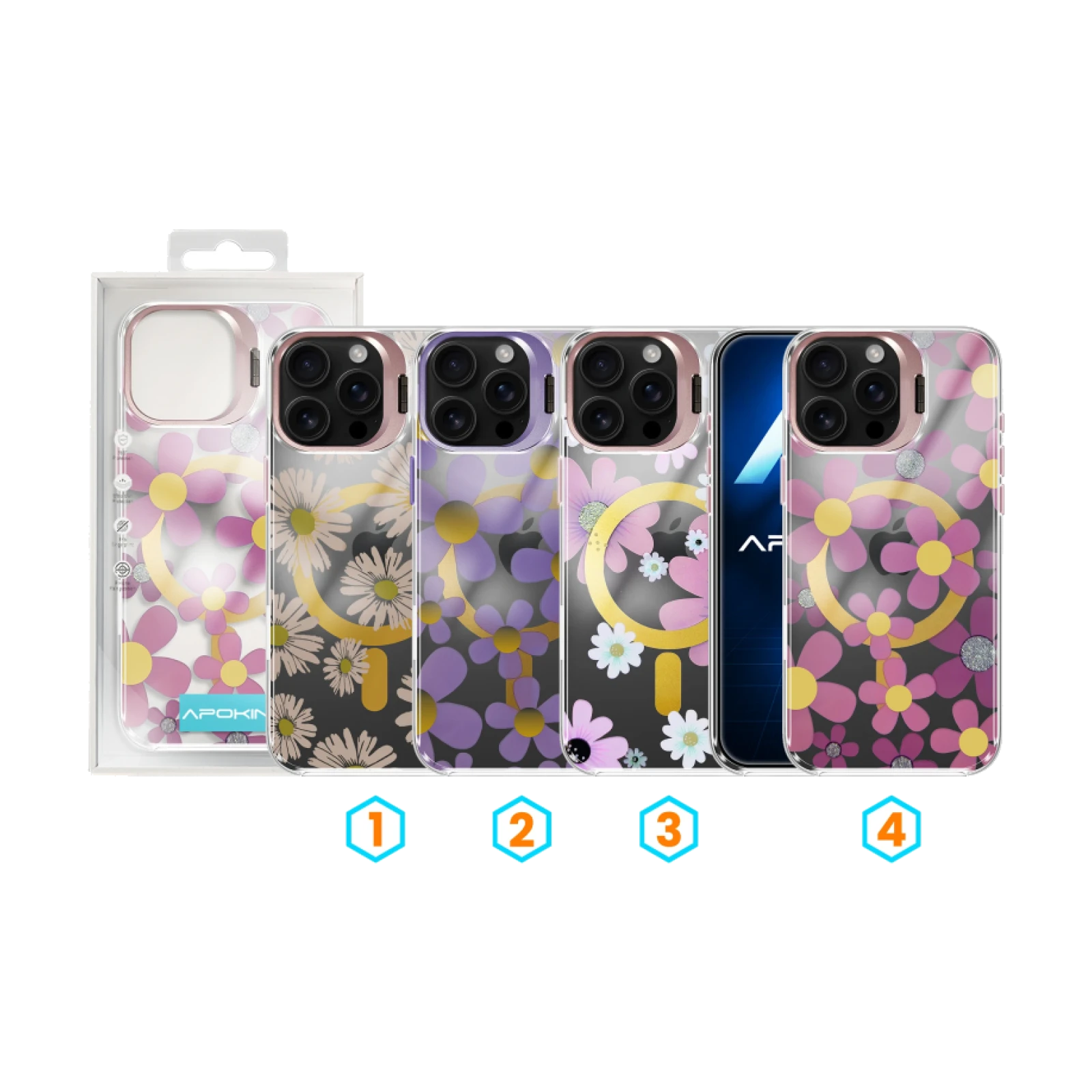 Funda Silicona Dibujos con Magsafe y Dibujo iPhone 11 - 4 Diseños