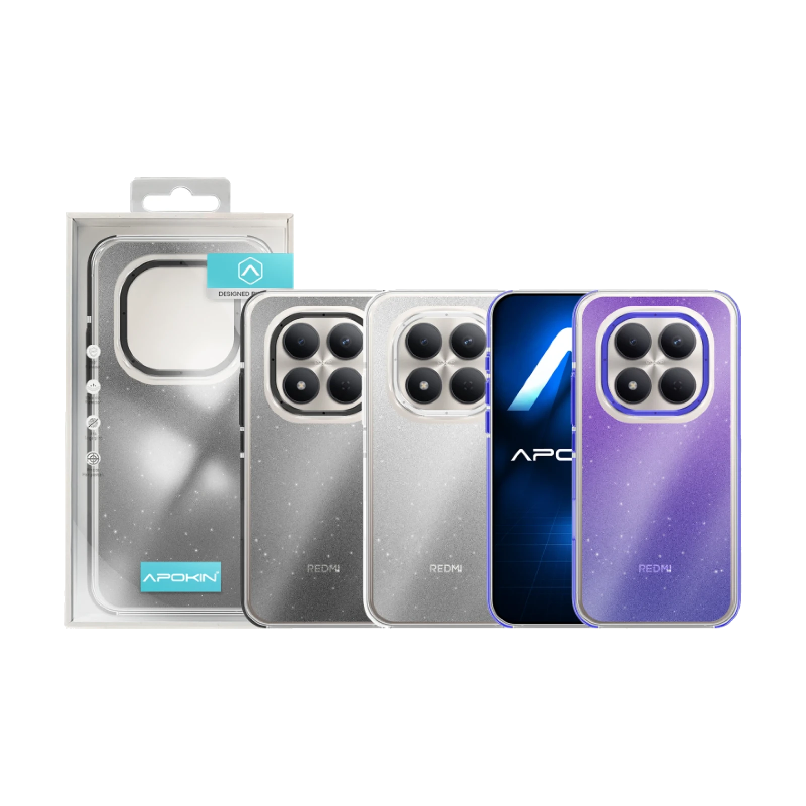 Funda Purpurina Apokin Xiaomi Redmi Note 15 Pro 5G