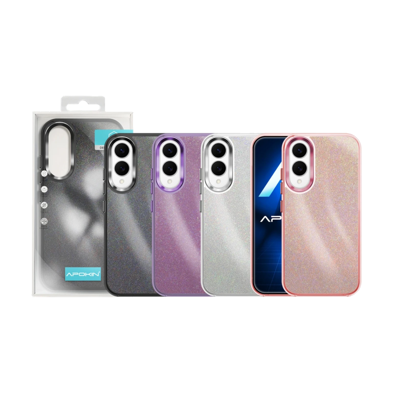 Funda Purpurina Apokin Samsung S25 Edge