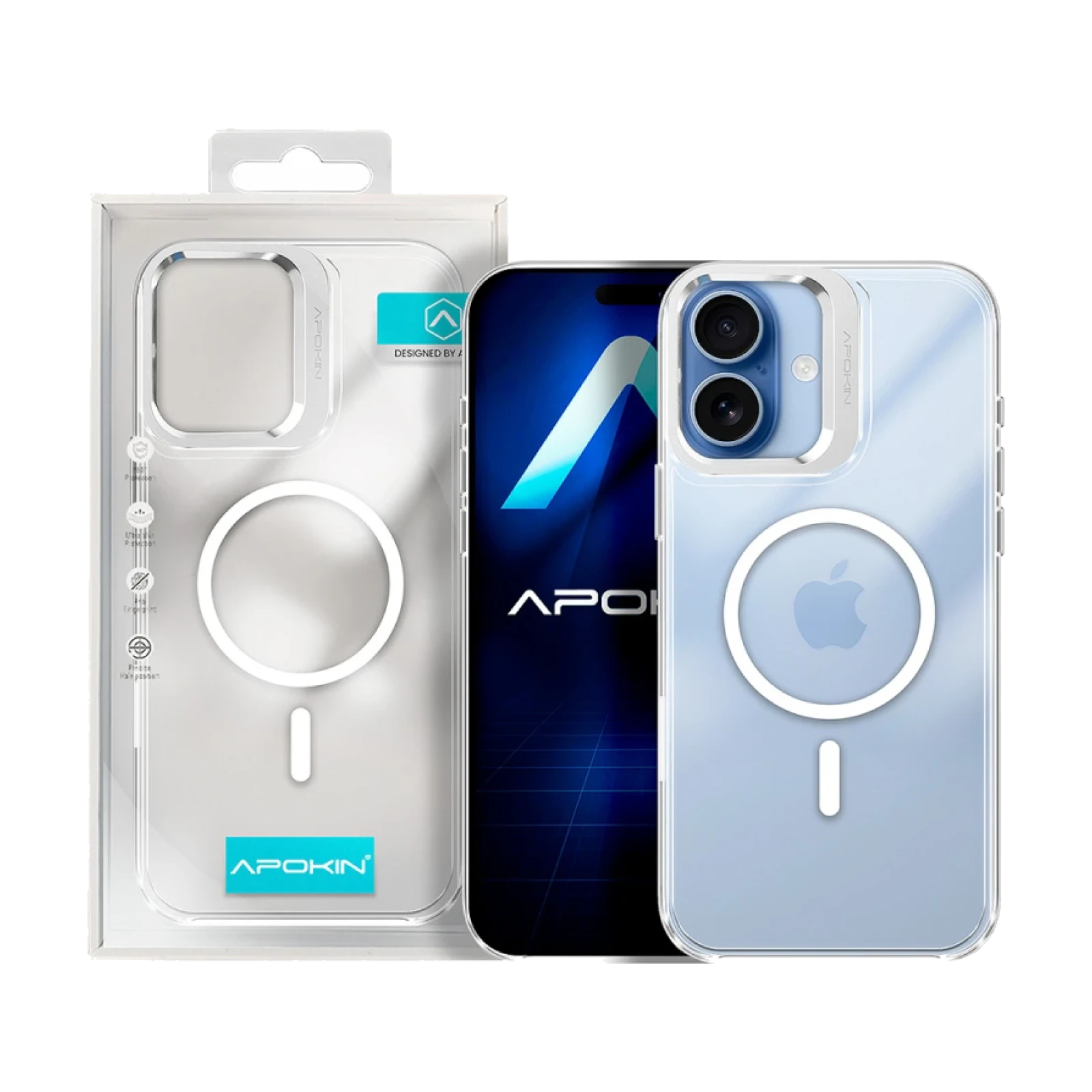 Funda Puro Acrilica con Magsafe para iPhone 16 Plus