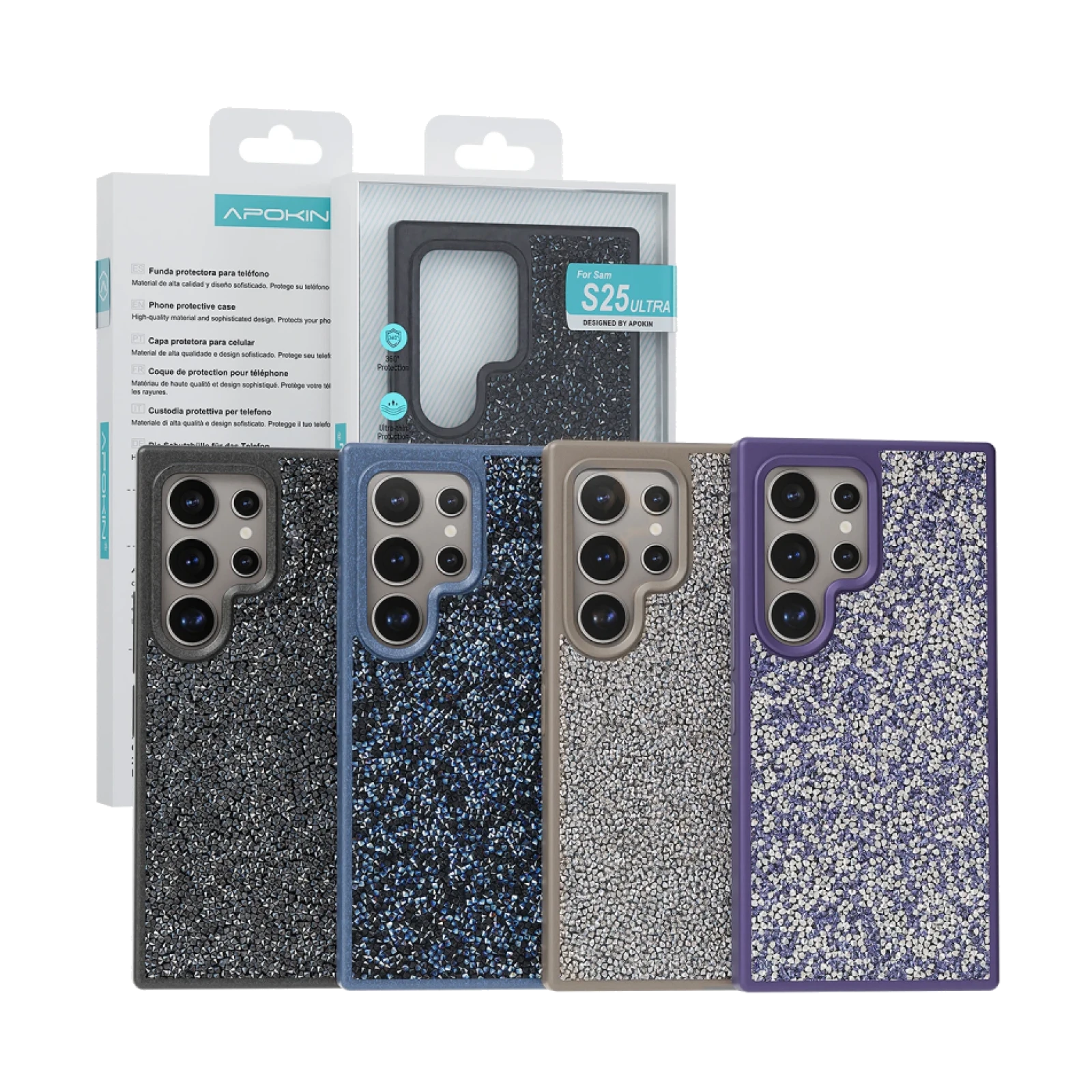 Funda Silicona con Cristales Diamante Samsung Galaxy S26 Ultra