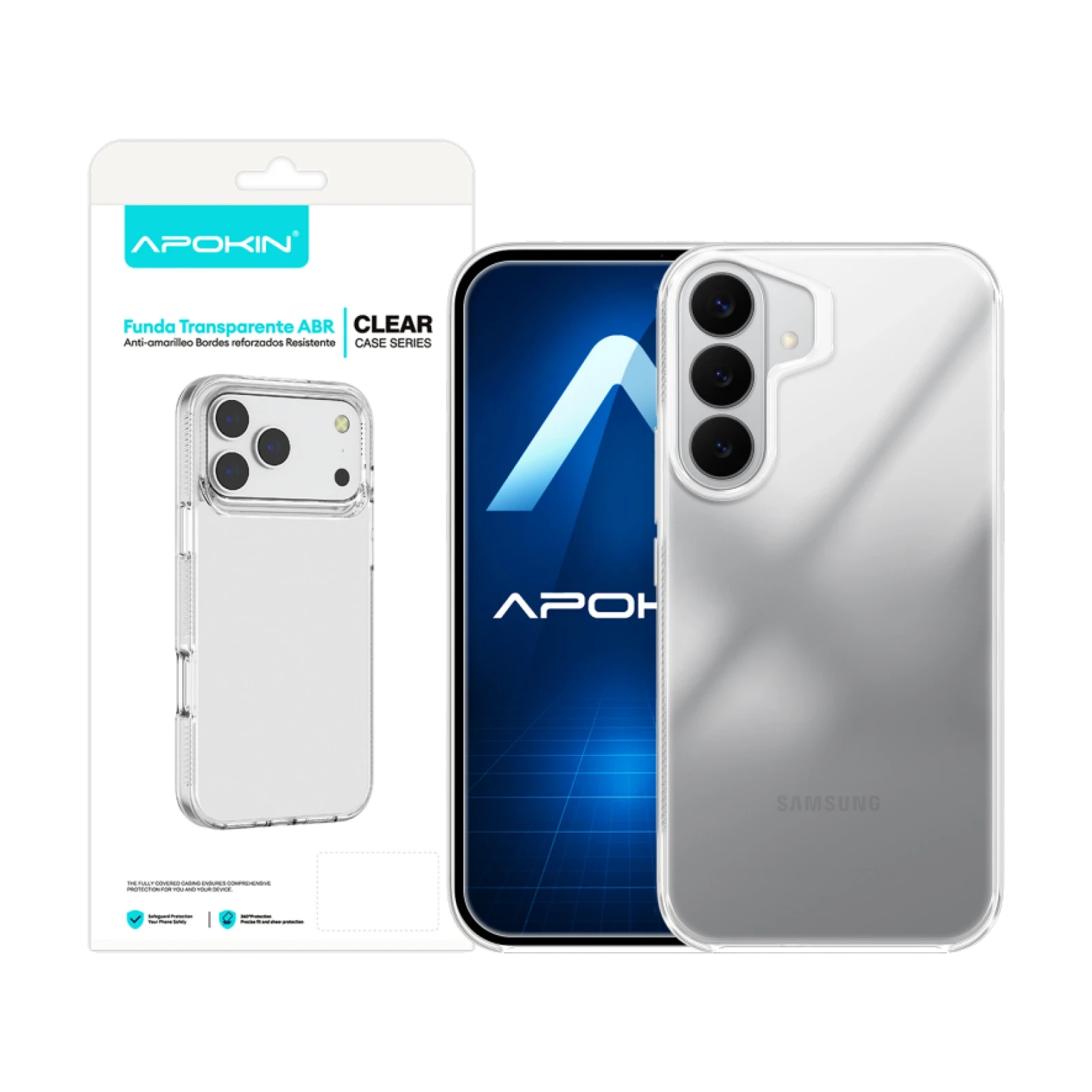 Funda Transparente ABR Antigolpe Premium Samsung S26 Plus