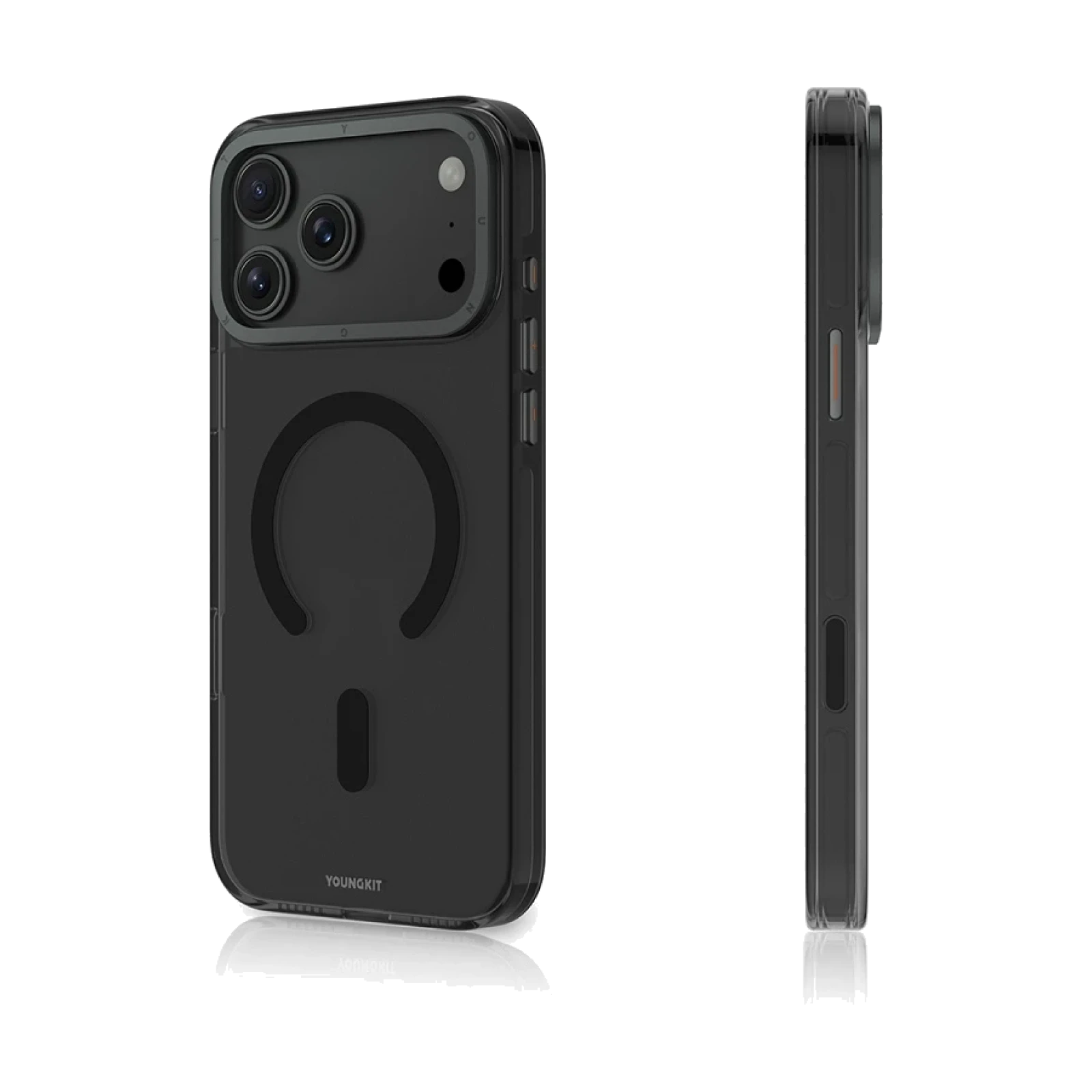 Funda Youngkit Crystal Shield para iPhone 17 Pro / 18 Pro Negro