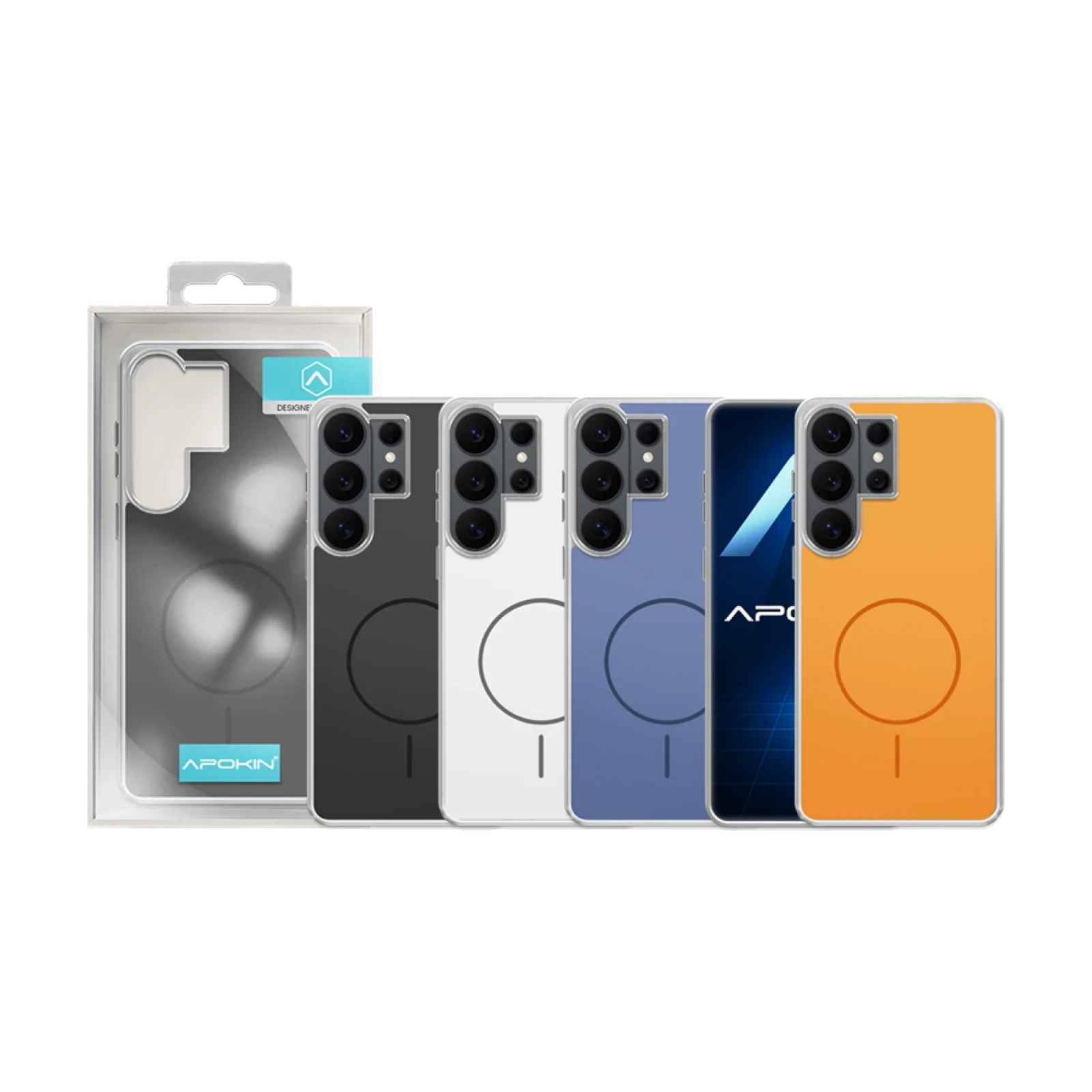 Funda Apokin Clear Mag-Case para Samsung S26 Ultra